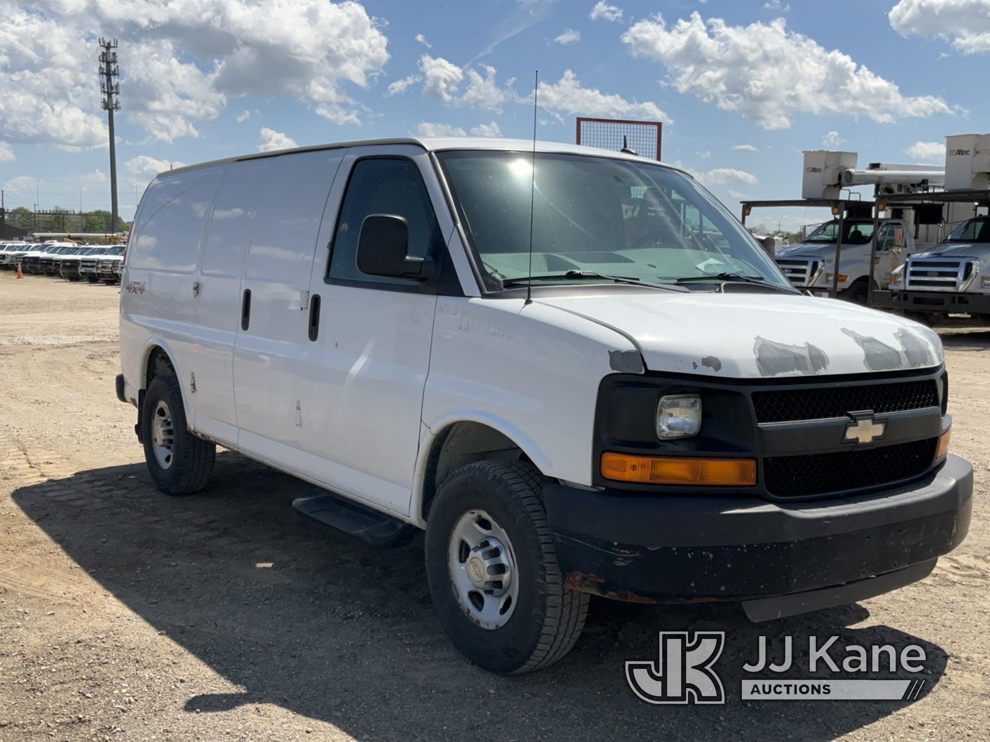 (Charlotte, MI) 2011 Chevrolet Express G2500 Cargo Van Runs, Moves, Rust, Body Damage, Belt Noise, s