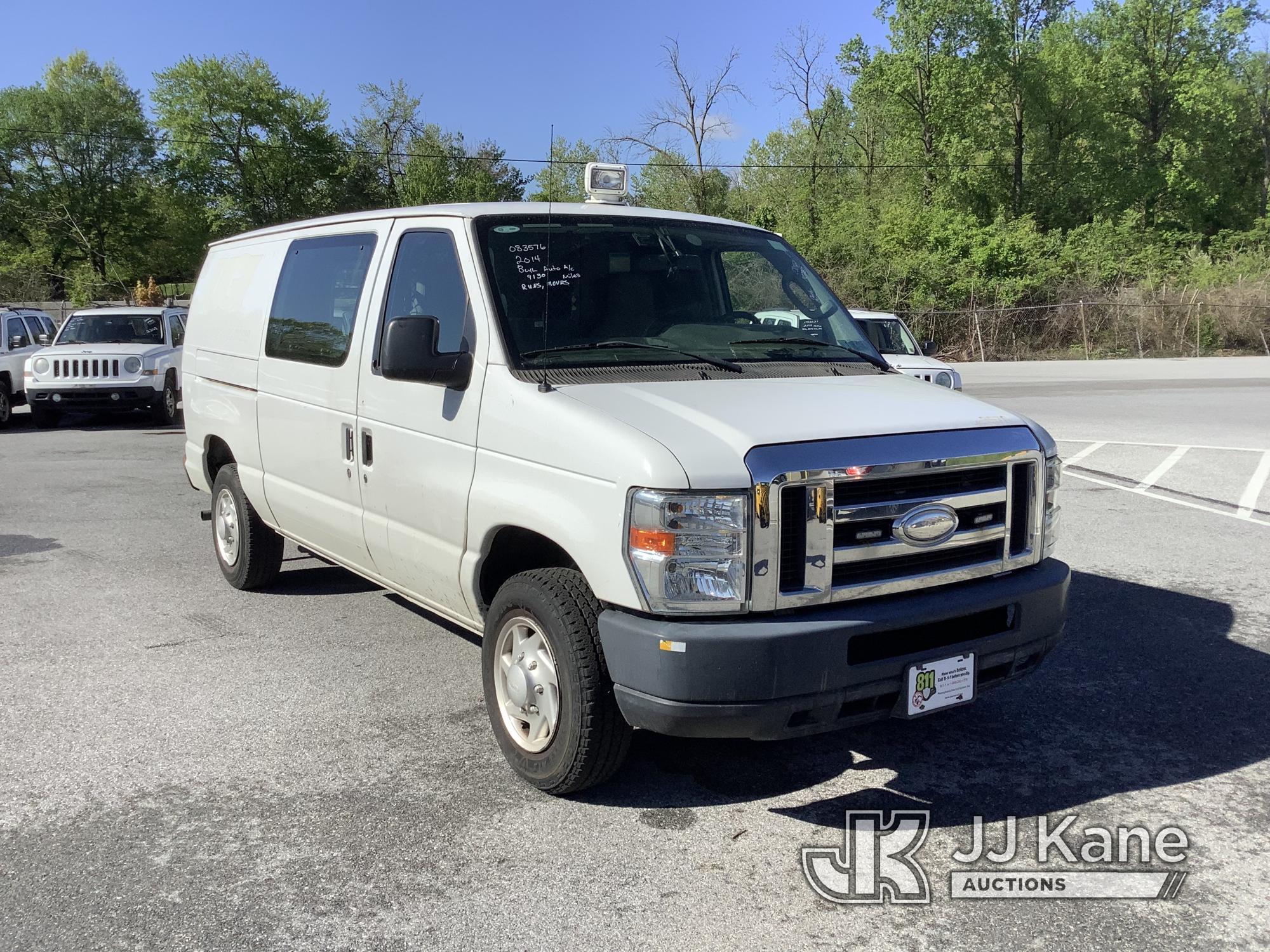 (Chester Springs, PA) 2014 Ford E150 Cargo Van Runs & Moves, Rust & Body Damage) (Inspection and Rem