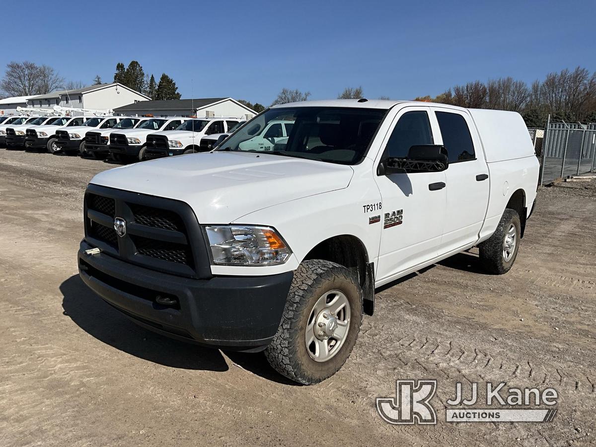 (Rosebush, MI) 2015 RAM 2500 4x4 Pickup Truck Runs & Moves)  (Damage To Drivers Seat,  Cracked Winds