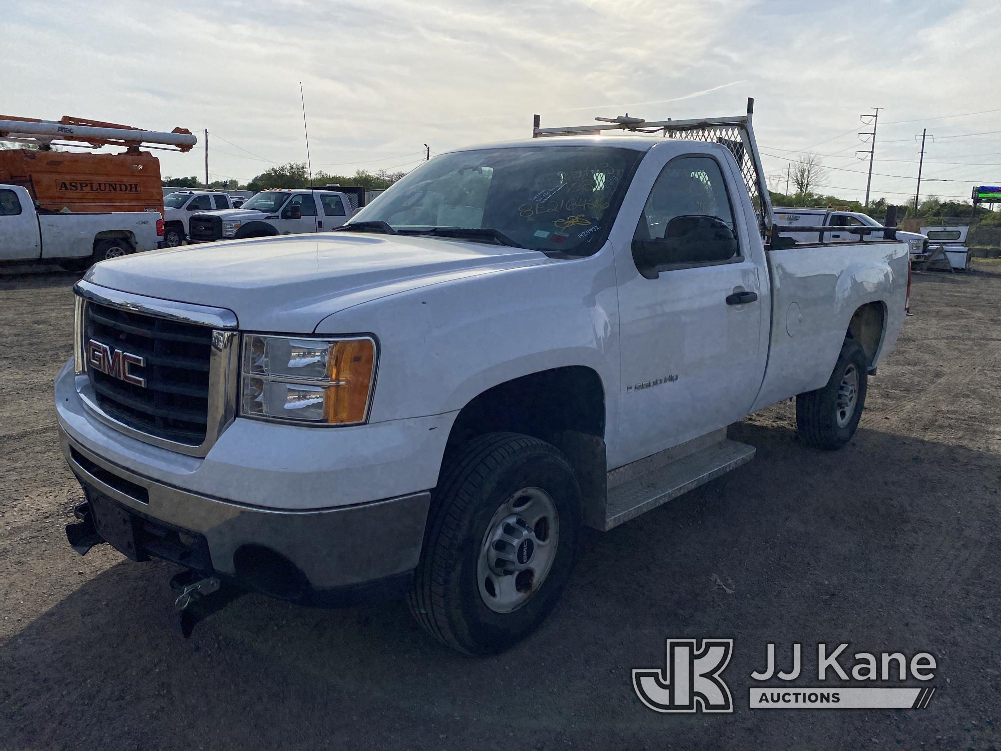 (Plymouth Meeting, PA) 2008 GMC Sierra 2500HD 4x4 Pickup Truck Runs & Moves, Body & Rust Damage, Lif