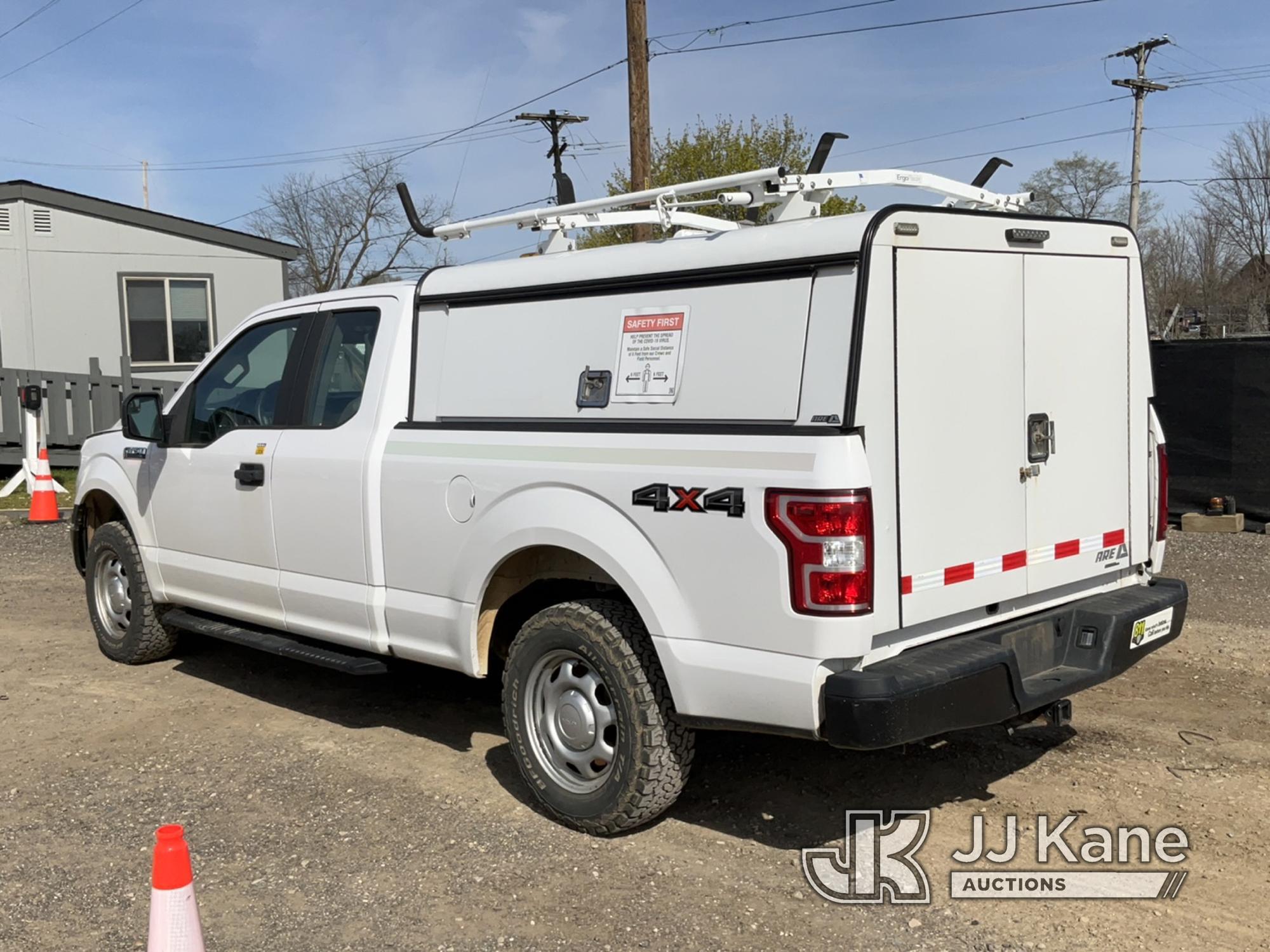 (Charlotte, MI) 2018 Ford F150 4x4 Extended-Cab Pickup Truck Runs, Moves, Jump To Start, Will Not St