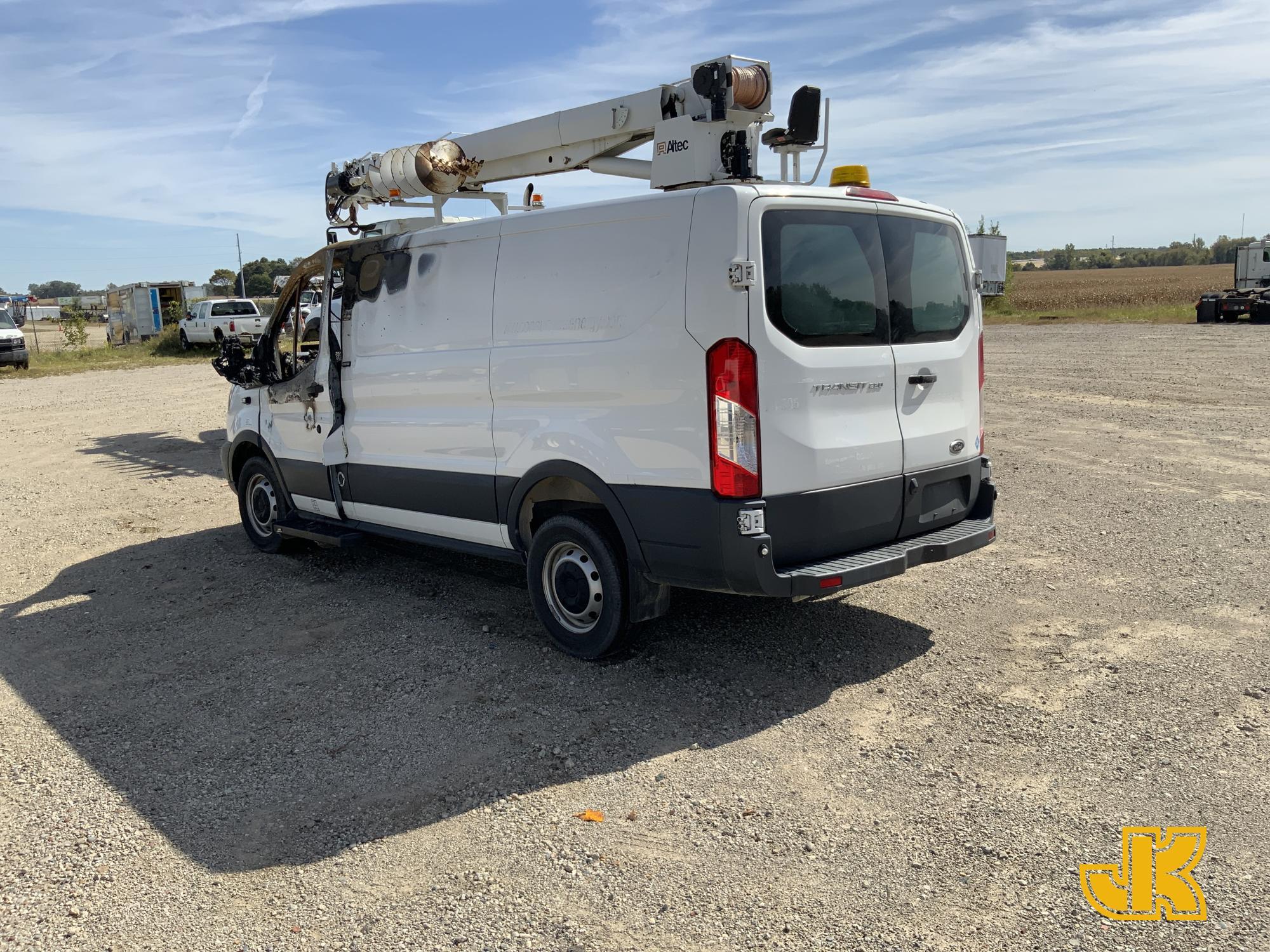 (Charlotte, MI) 2015 Ford Transit-250 Cargo Van Fire Damage, Not Running, Condition Unknown, BUYER L