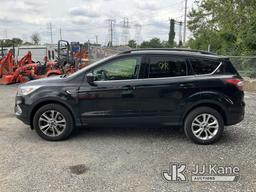 (Plymouth Meeting, PA) 2017 Ford Escape 4x4 4-Door Sport Utility Vehicle Runs & Moves, Check Engine