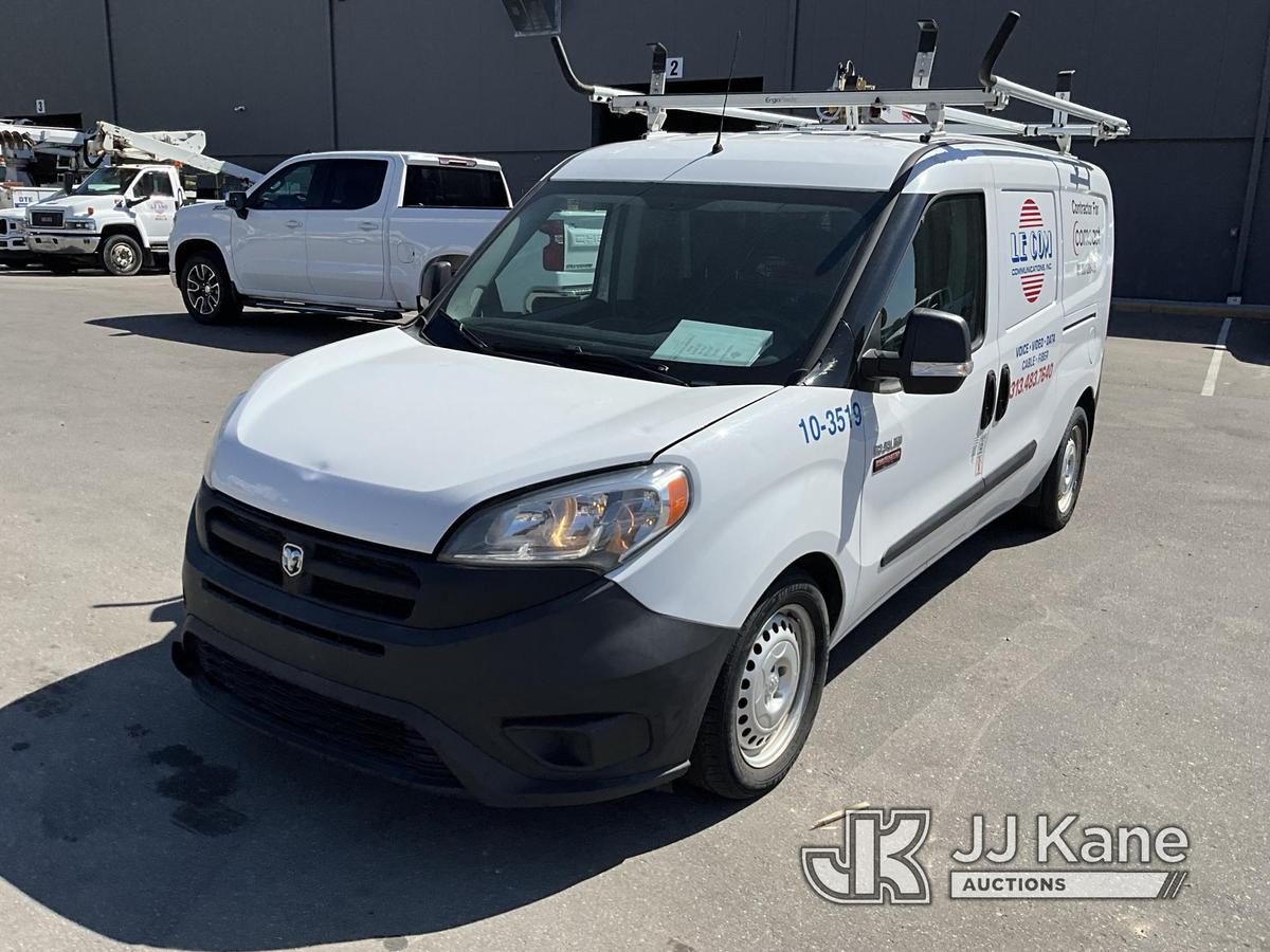 (Warren, MI) 2015 RAM ProMaster City Van Body/Service Truck Runs & Moves) (Jump To Start,  Cosmetic