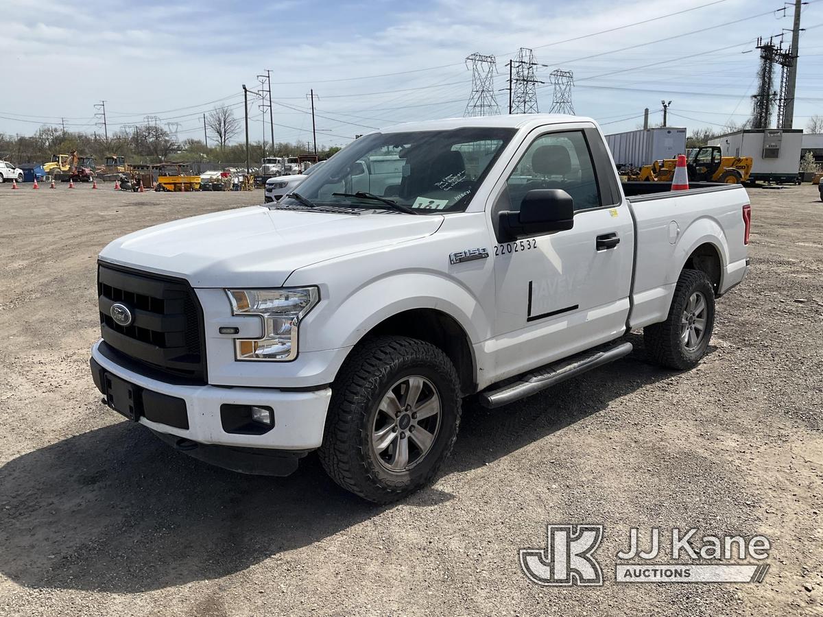 (Plymouth Meeting, PA) 2016 Ford F150 4x4 Pickup Truck Runs & Moves, Check Engine Light On, Body & R