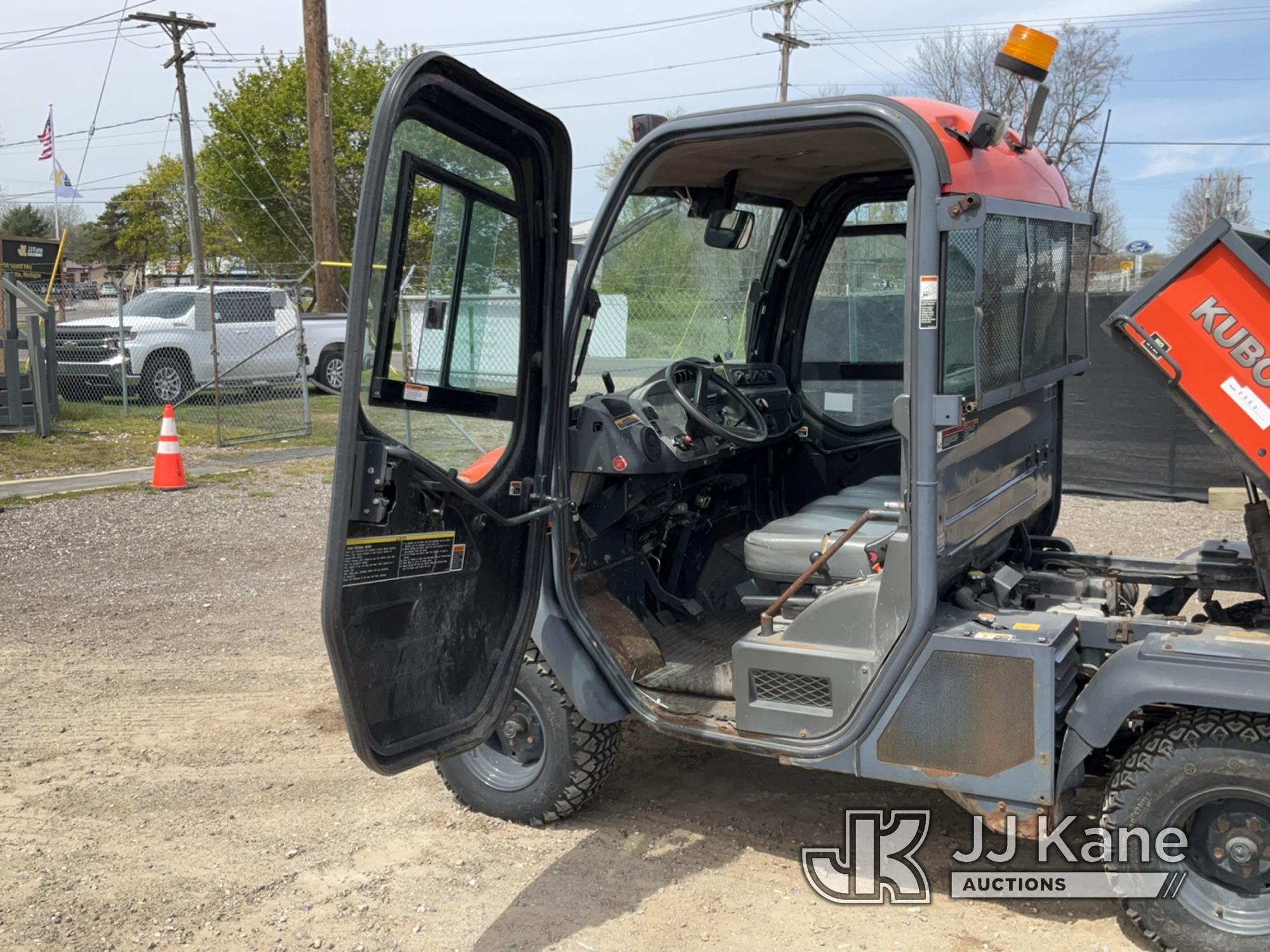 (Charlotte, MI) 2011 Kubota RTV1100 4X4 4 Wheel All-Terrain Vehicle Runs, Moves, Dump Operates, Jump