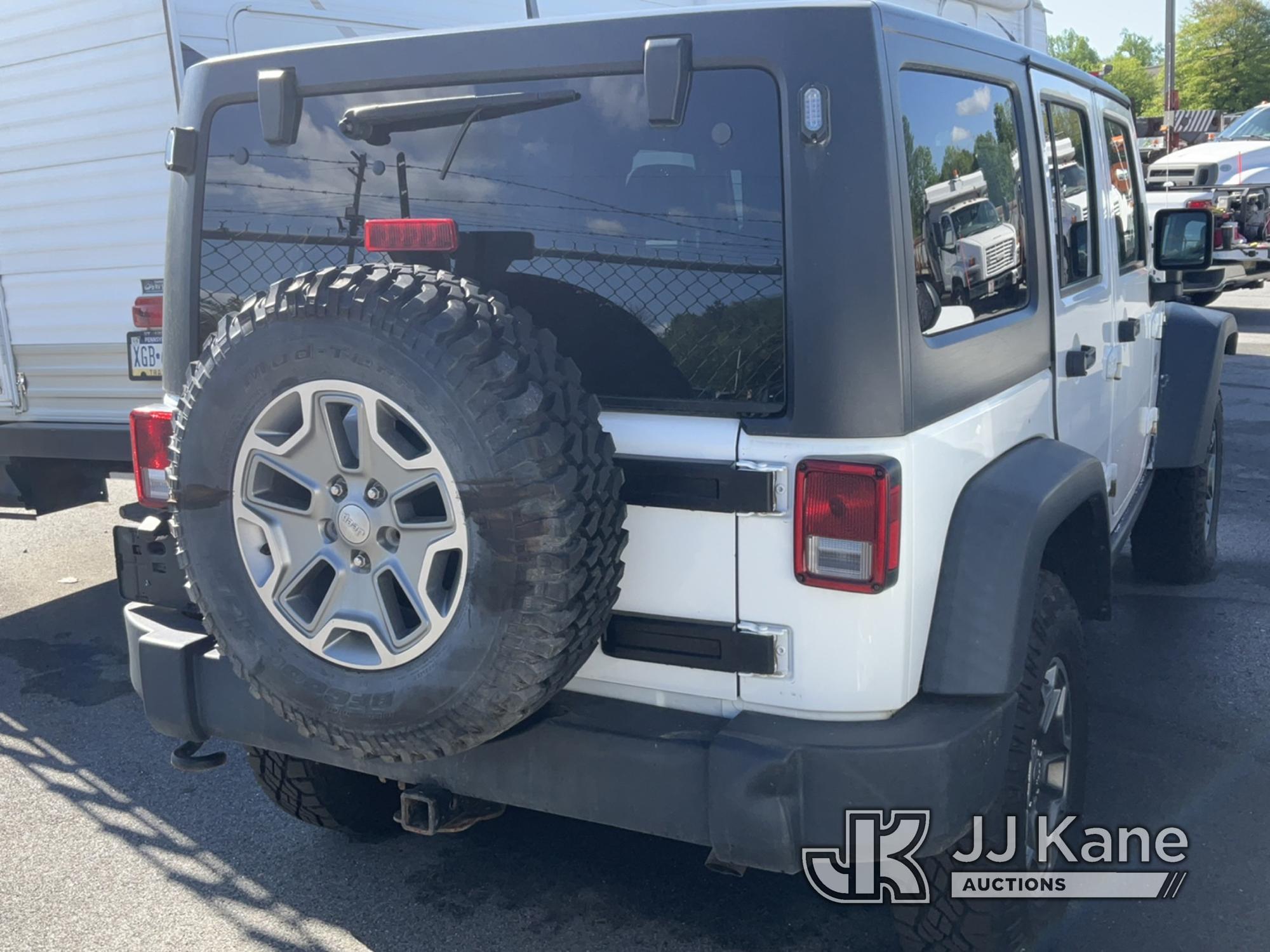 (Chester Springs, PA) 2016 Jeep Wrangler 4x4 4-Door Sport Utility Vehicle Former Security Vehicle, N