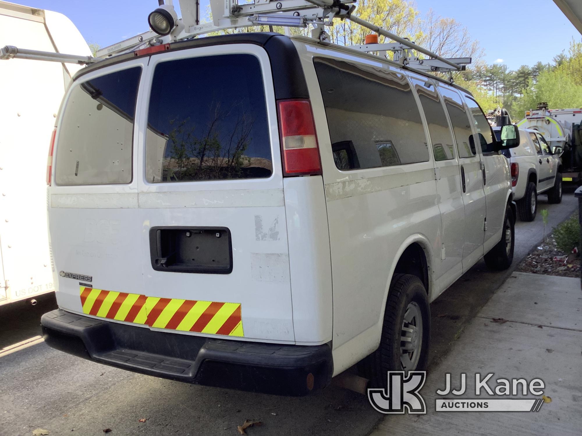 (Harmans, MD) 2014 Chevrolet Express G2500 Cargo Van Runs & Moves, Engine Noise, Low Oil Pressure Li