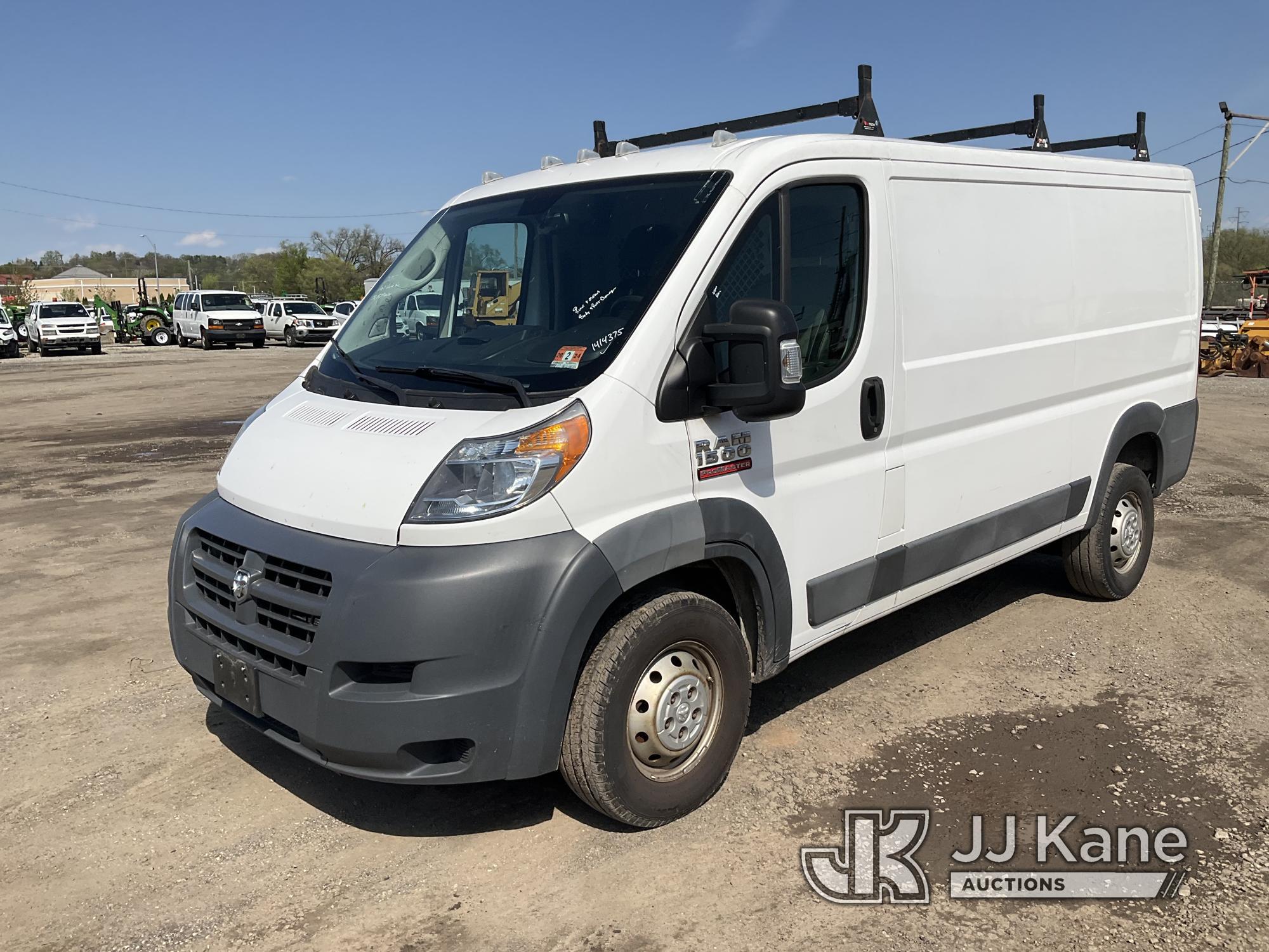 (Plymouth Meeting, PA) 2017 RAM Promaster 1500 Cargo Van Runs & Moves, Body & Rust Damage