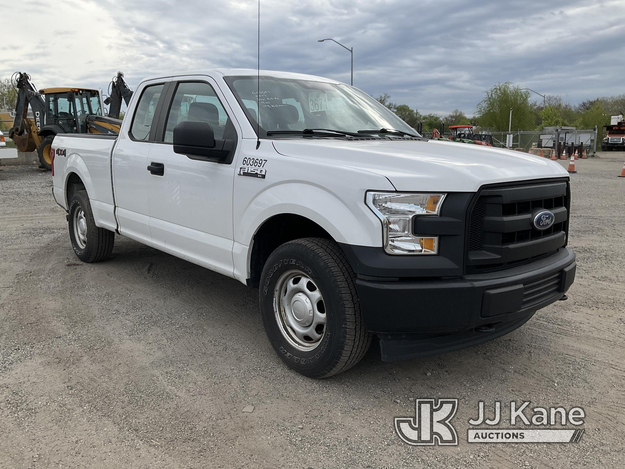 (Plymouth Meeting, PA) 2017 Ford F150 4x4 Extended-Cab Pickup Truck Runs & Moves, Bad Trans, Body &