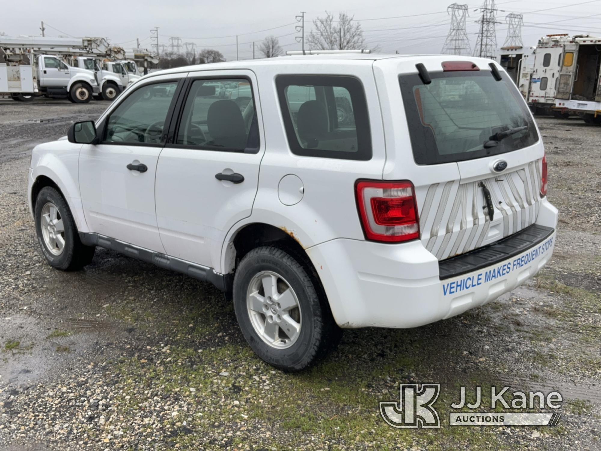 (Plymouth Meeting, PA) 2012 Ford Escape 4x4 4-Door Sport Utility Vehicle Runs & Moves, Body & Rust D