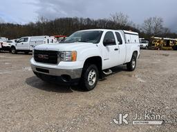 (Smock, PA) 2013 GMC Sierra 2500HD 4x4 Extended-Cab Pickup Truck Runs & Moves, Rust & Body Damage