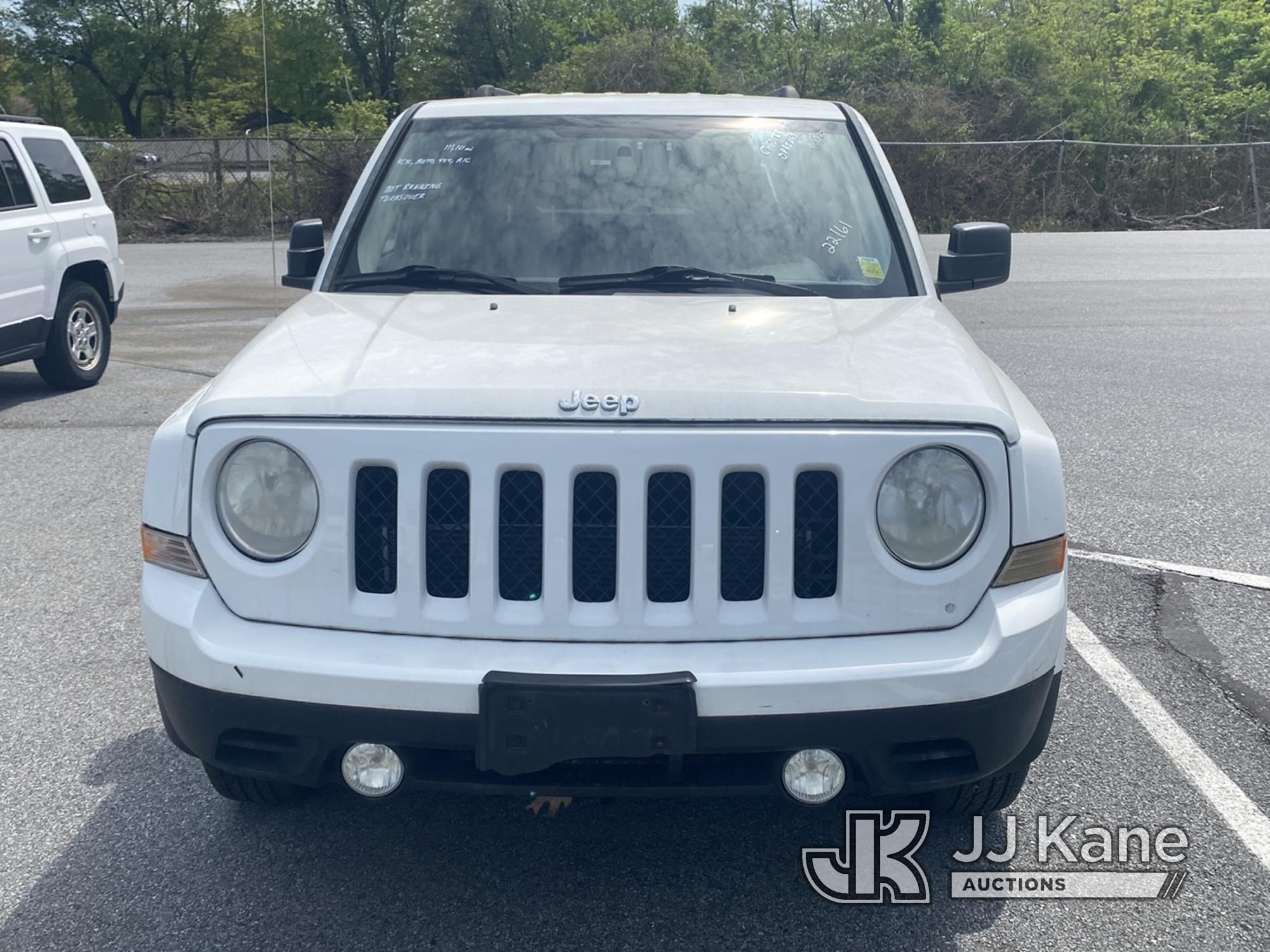 (Chester Springs, PA) 2012 Jeep Patriot 4x4 4-Door Sport Utility Vehicle Not Running, Condition Unkn