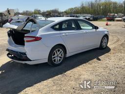 (Charlotte, MI) 2016 Ford Fusion 4-Door Sedan Runs, Moves, Wrecked, Check Engine Light, Runs Rough,