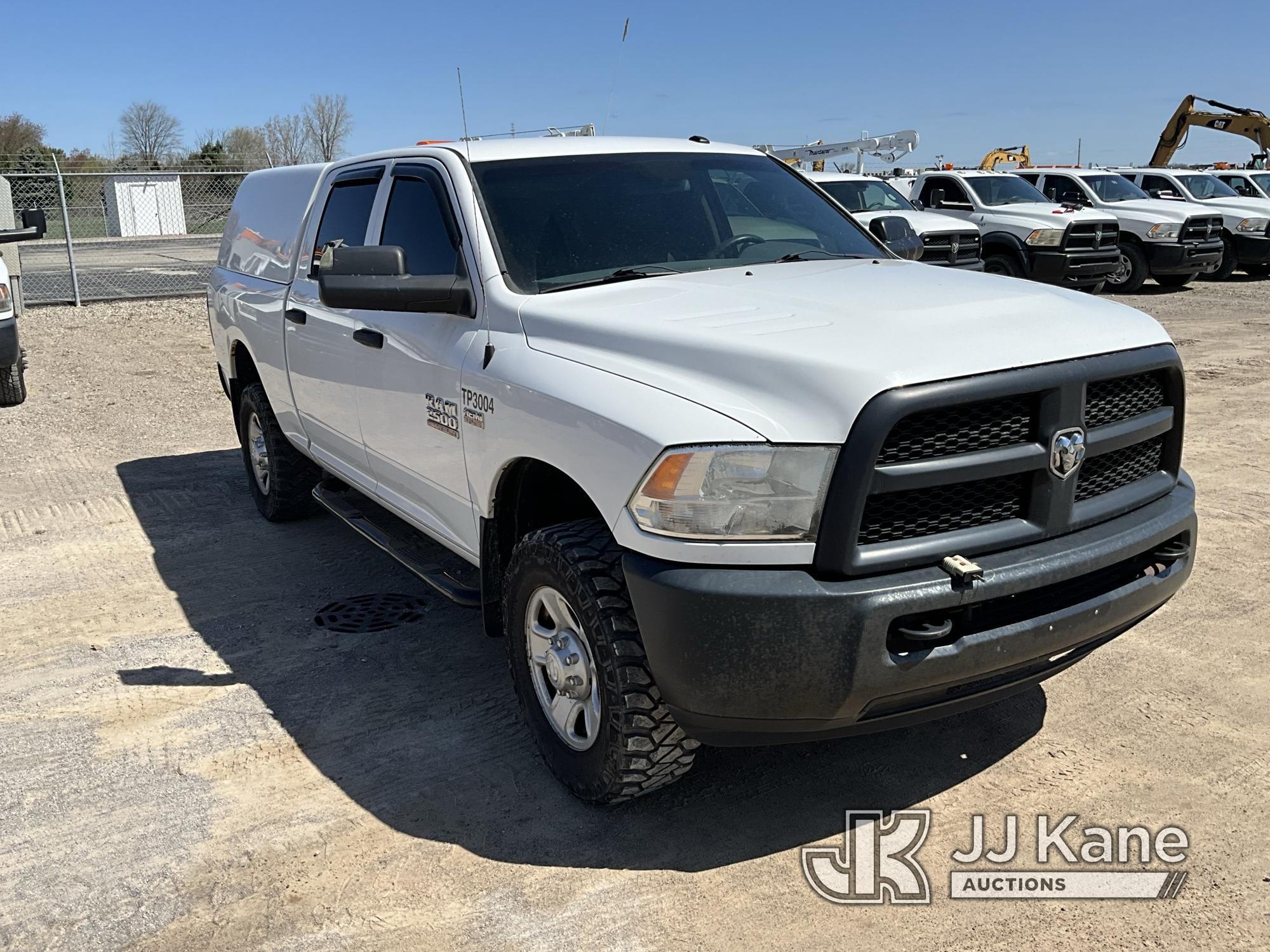 (Rosebush, MI) 2015 Dodge 2500 4x4 Pickup Truck Runs & Moves) (Check Engine Light On) (Engine Issues