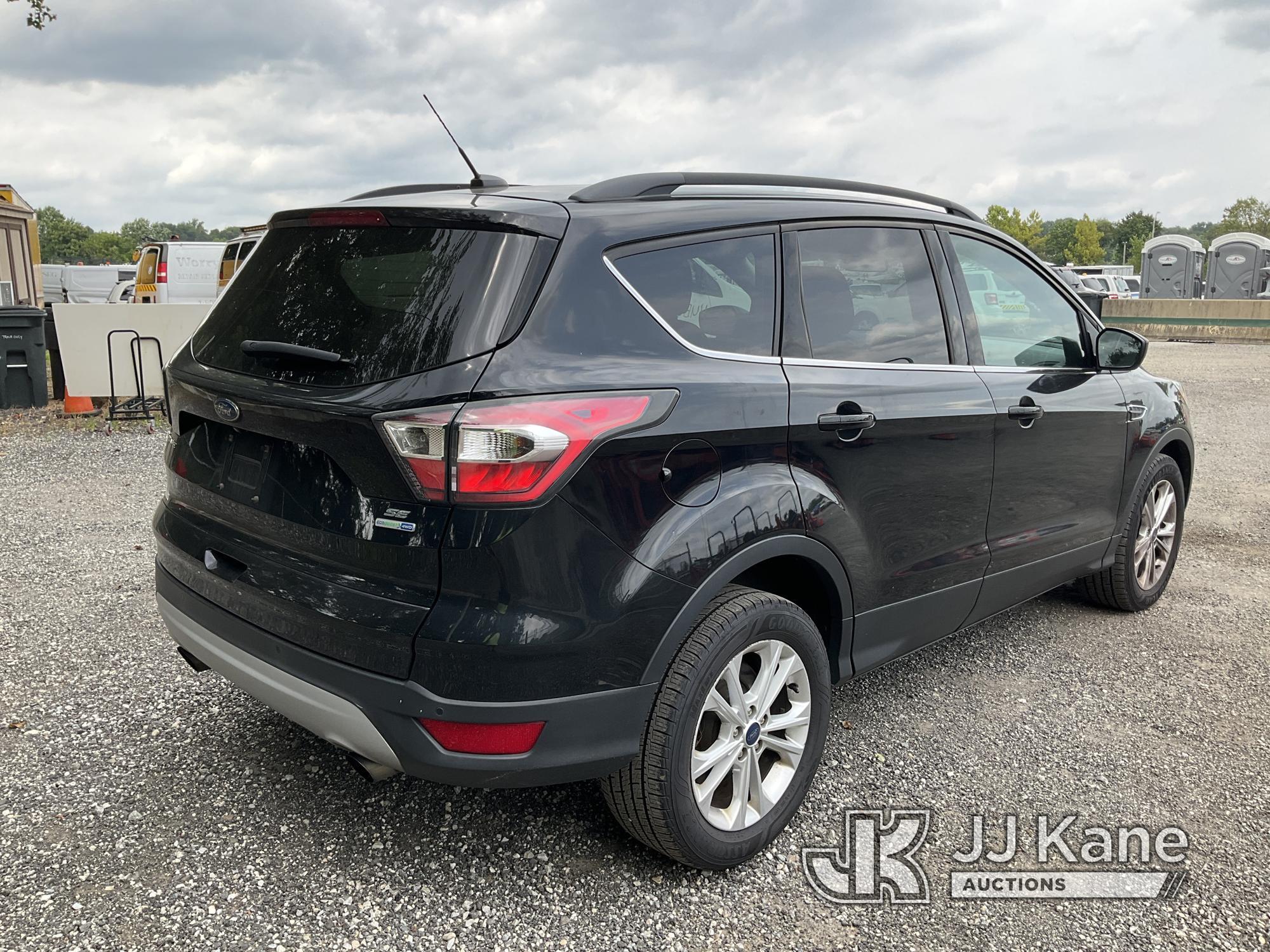 (Plymouth Meeting, PA) 2017 Ford Escape 4x4 4-Door Sport Utility Vehicle Runs & Moves, Check Engine