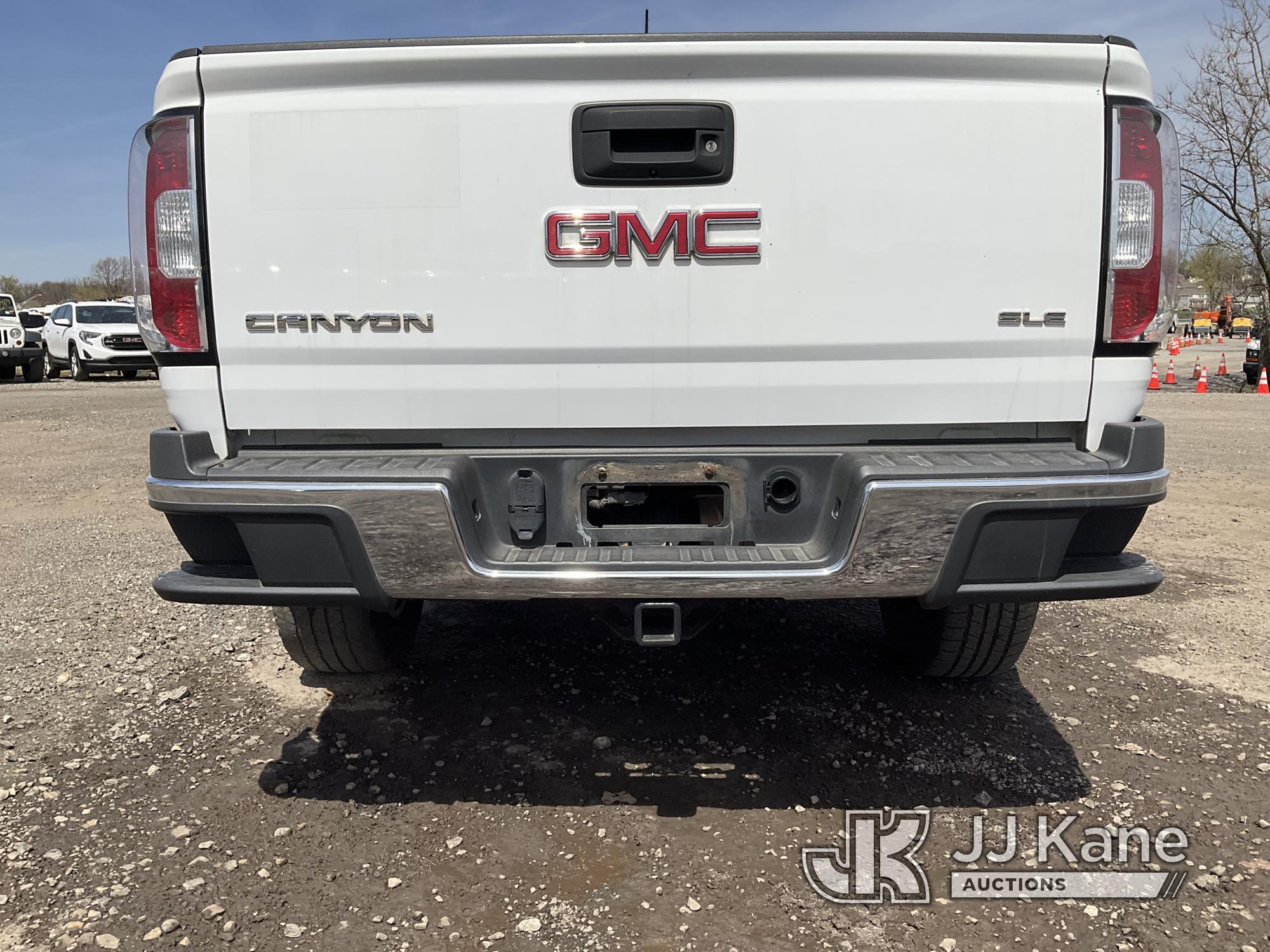 (Plymouth Meeting, PA) 2017 GMC Canyon 4x4 Crew-Cab Pickup Truck Runs & Moves, Body & Rust Damage