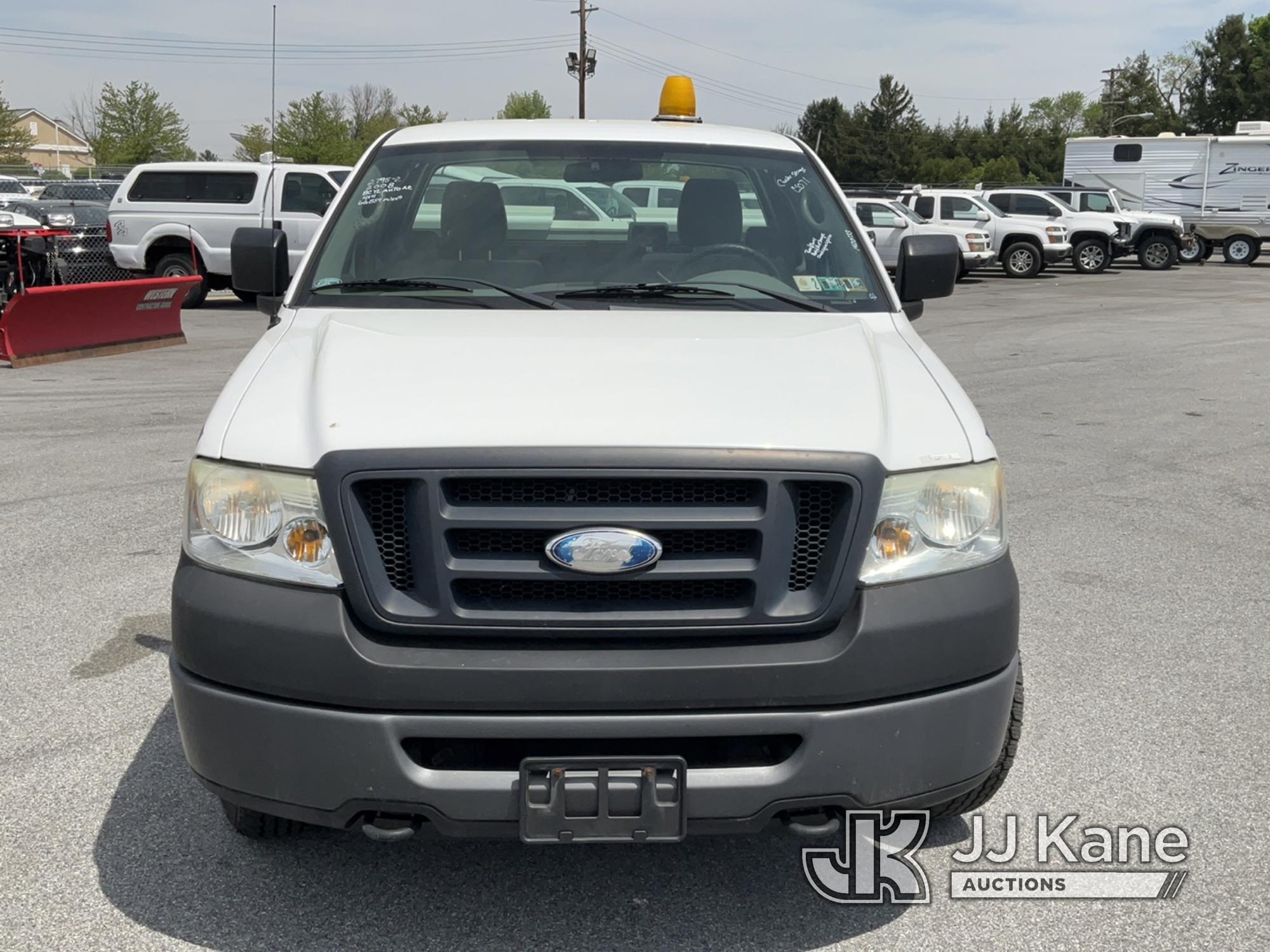 (Chester Springs, PA) 2008 Ford F150 4x4 Pickup Truck Runs & Moves, Body & Rust Damage, Check Engine