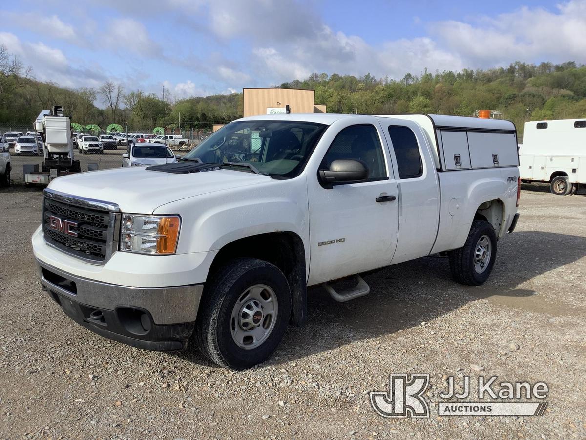 (Smock, PA) 2013 GMC Sierra 2500HD 4x4 Extended-Cab Pickup Truck Runs & Moves, Rust & Body Damage