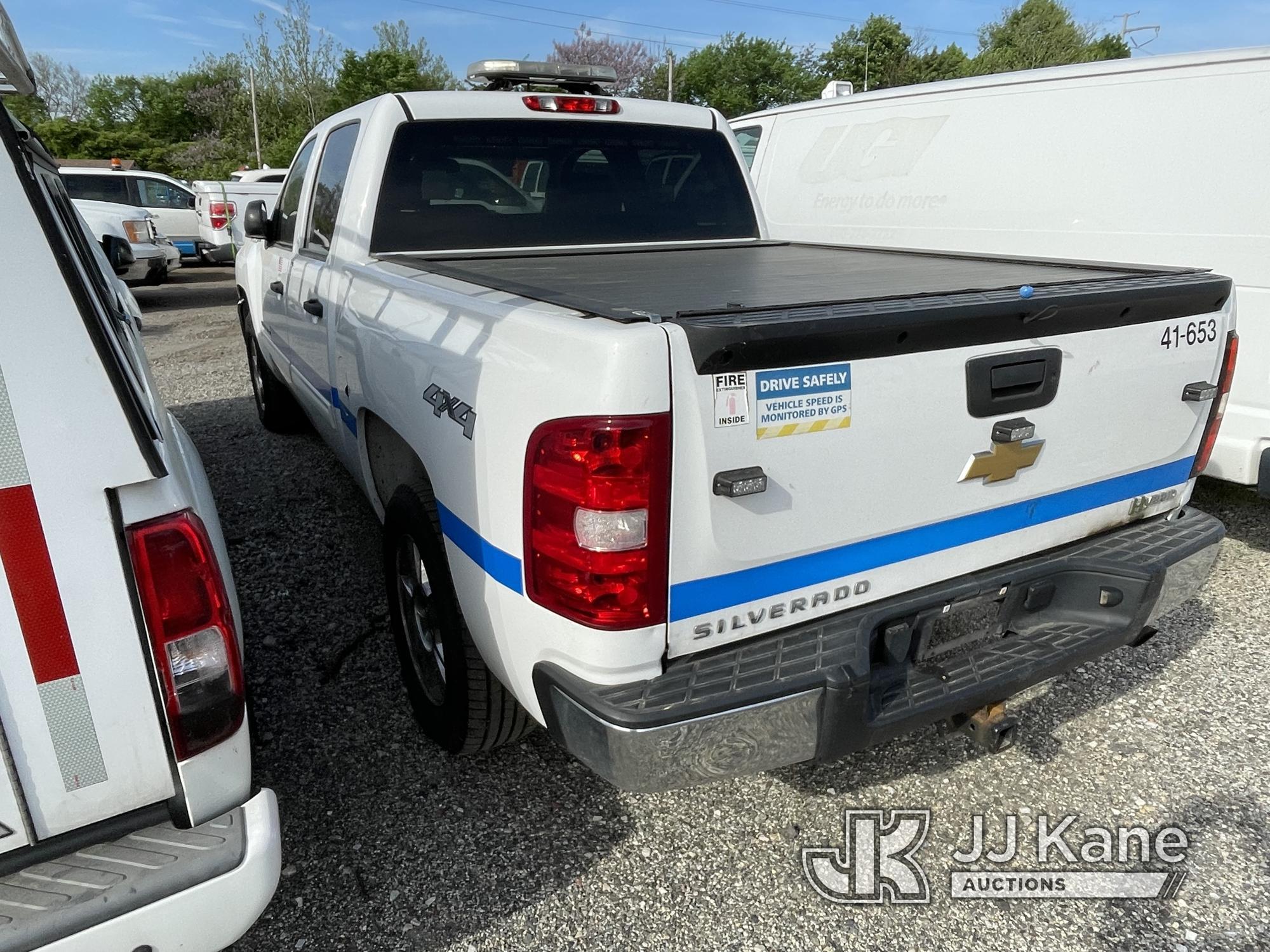 (Plymouth Meeting, PA) 2013 Chevrolet Silverado 1500 4x4 Hybrid Crew-Cab Pickup Truck Not Running Co