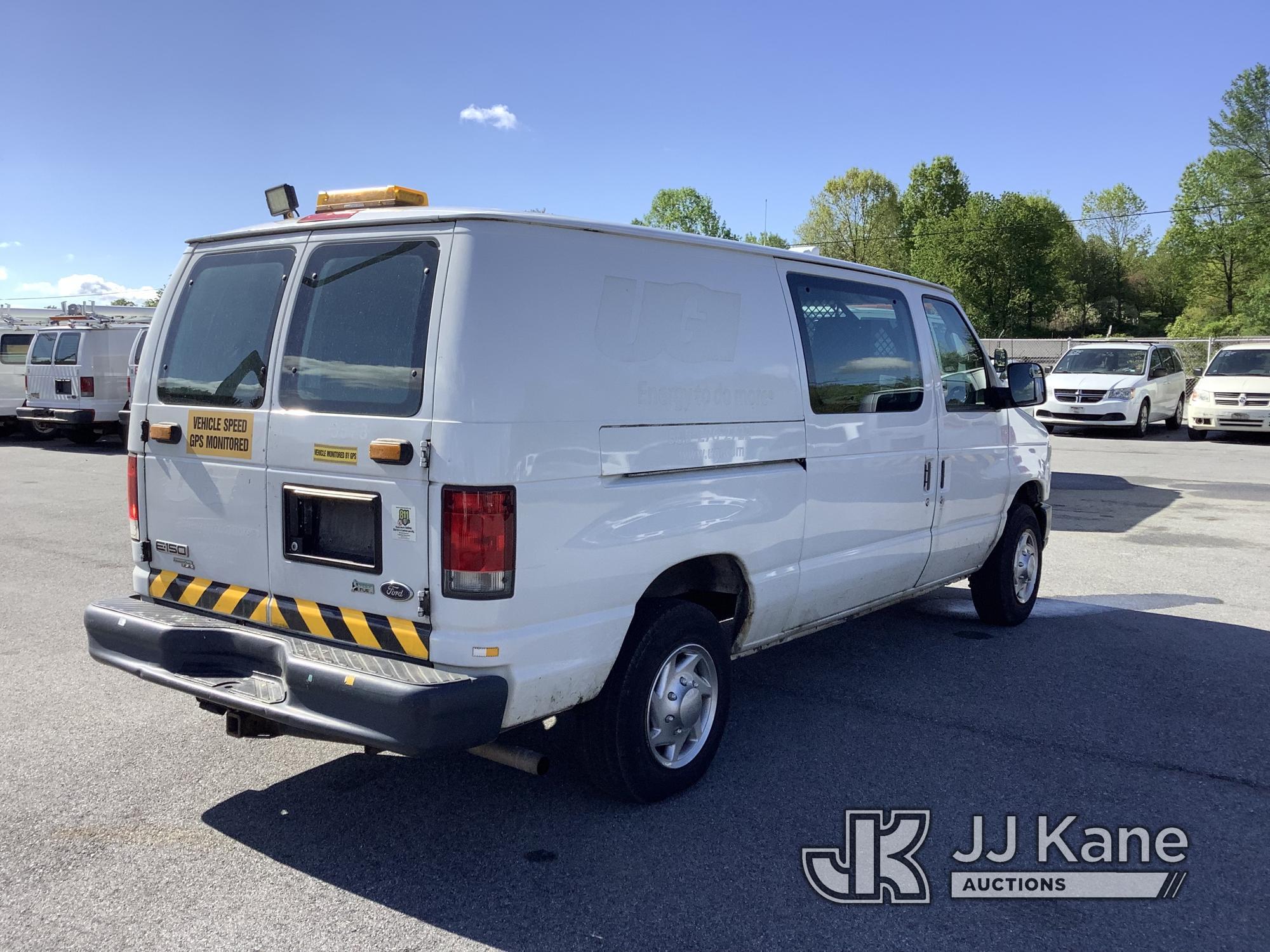 (Chester Springs, PA) 2014 Ford E150 Cargo Van Runs & Moves, TPS Light On, Rust & Body Damage) (Insp