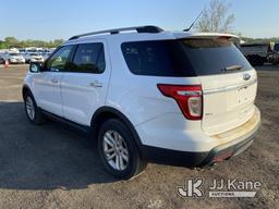 (Plymouth Meeting, PA) 2013 Ford Explorer 4x4 4-Door Sport Utility Vehicle Runs & Moves, Body & Rust