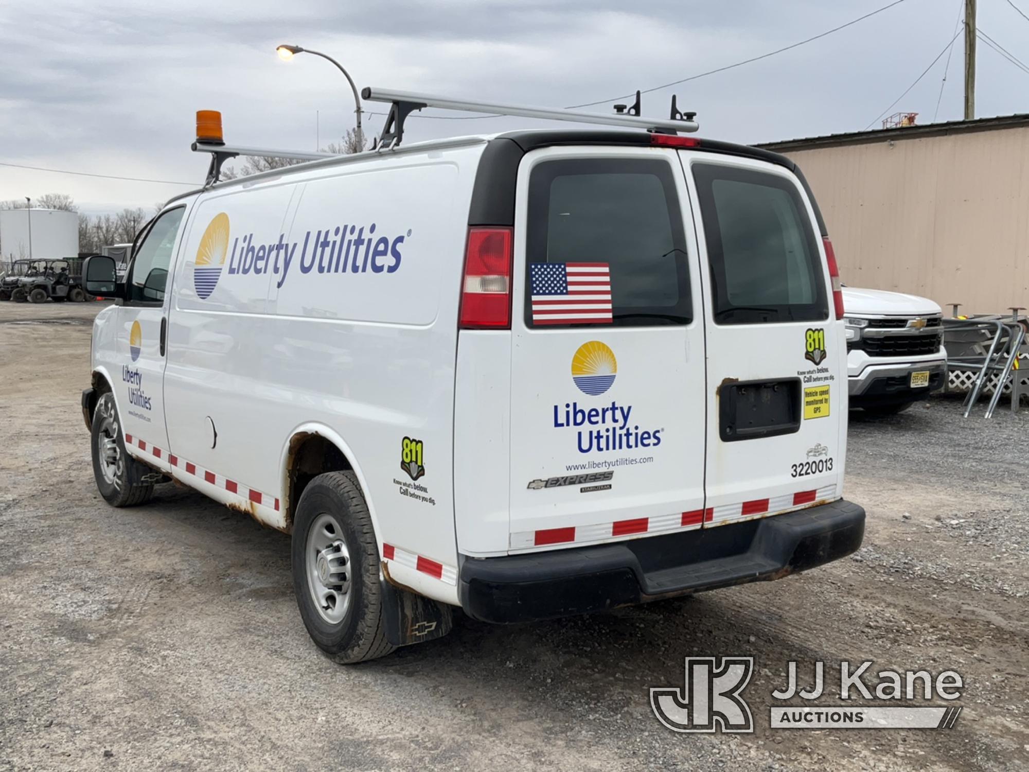 (Rome, NY) 2012 Chevrolet Express G2500 Cargo Van Runs & Moves, Body & Rust Damage, ABS Light On, St