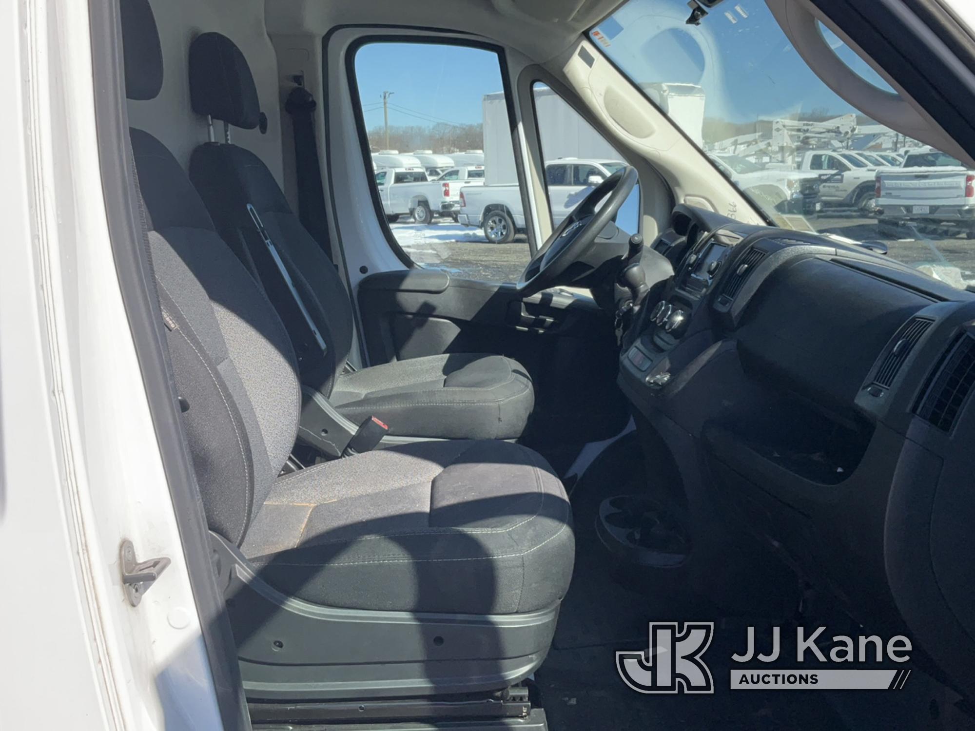 (Kings Park, NY) 2020 Ram Promaster 2500 High-Top Cargo Van Runs & Moves, Minor Body Damage) (Inspec