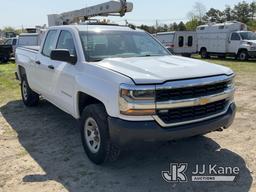 (Bellport, NY) 2017 Chevrolet Silverado 1500 4x4 Extended-Cab Pickup Truck Runs & Moves) (Body Damag