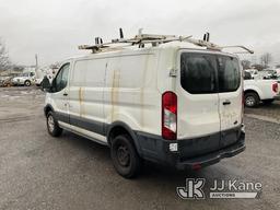 (Plymouth Meeting, PA) 2016 Ford Transit-250 Cargo Van Runs & Moves, Check Engine Light On, Cracked