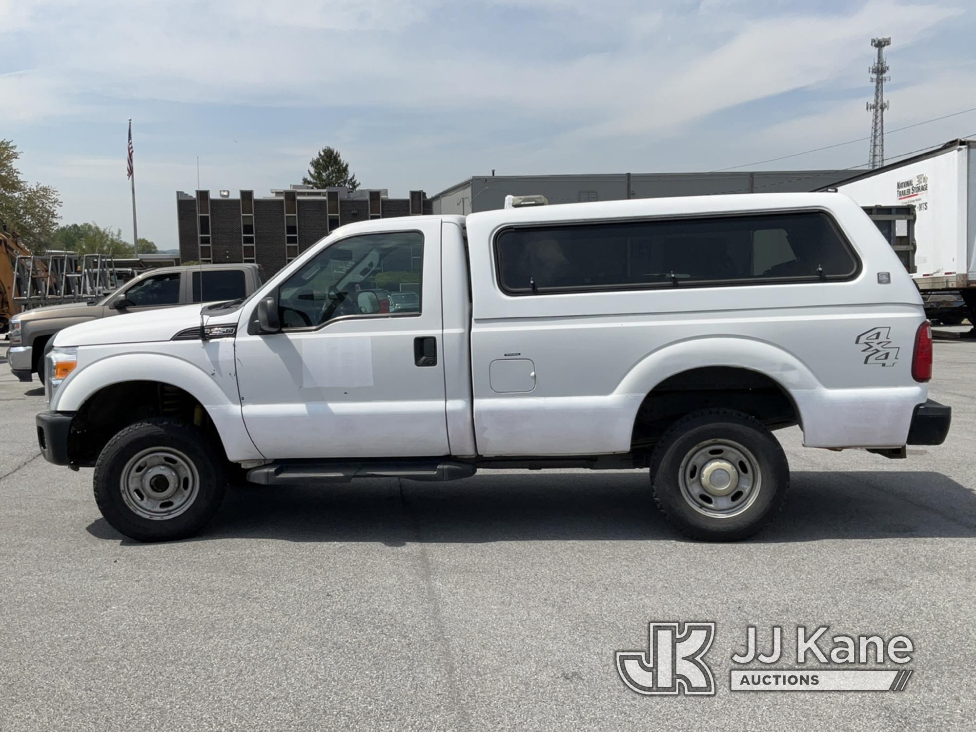 (Chester Springs, PA) 2014 Ford F250 4x4 Pickup Truck Runs & Moves, Body & Rust Damage, Check Engine