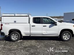 (Kings Park, NY) 2021 Chevrolet Silverado 1500 4x4 Extended-Cab Pickup Truck Runs & Moves, Body Dama