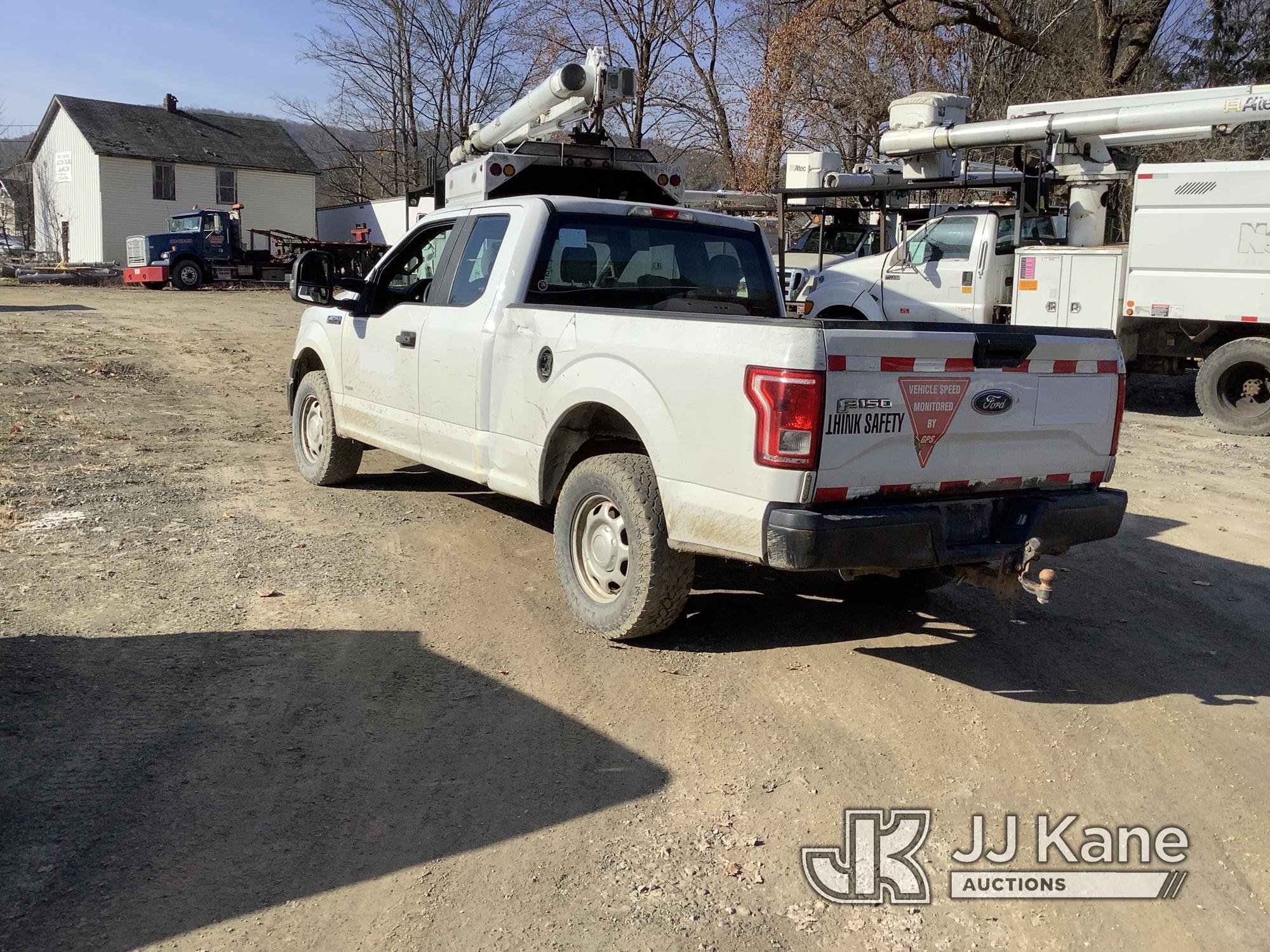 (Deposit, NY) 2016 Ford F150 4x4 Extended-Cab Pickup Truck Jump to Start, Runs, Check Engine Light O