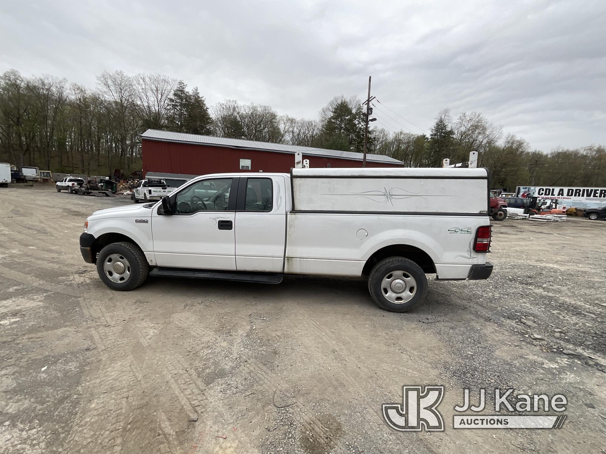 (Catskill, NY) 2008 Ford F150 4x4 Extended-Cab Pickup Truck Runs & Moves) (Brake Light On Dash, Rust