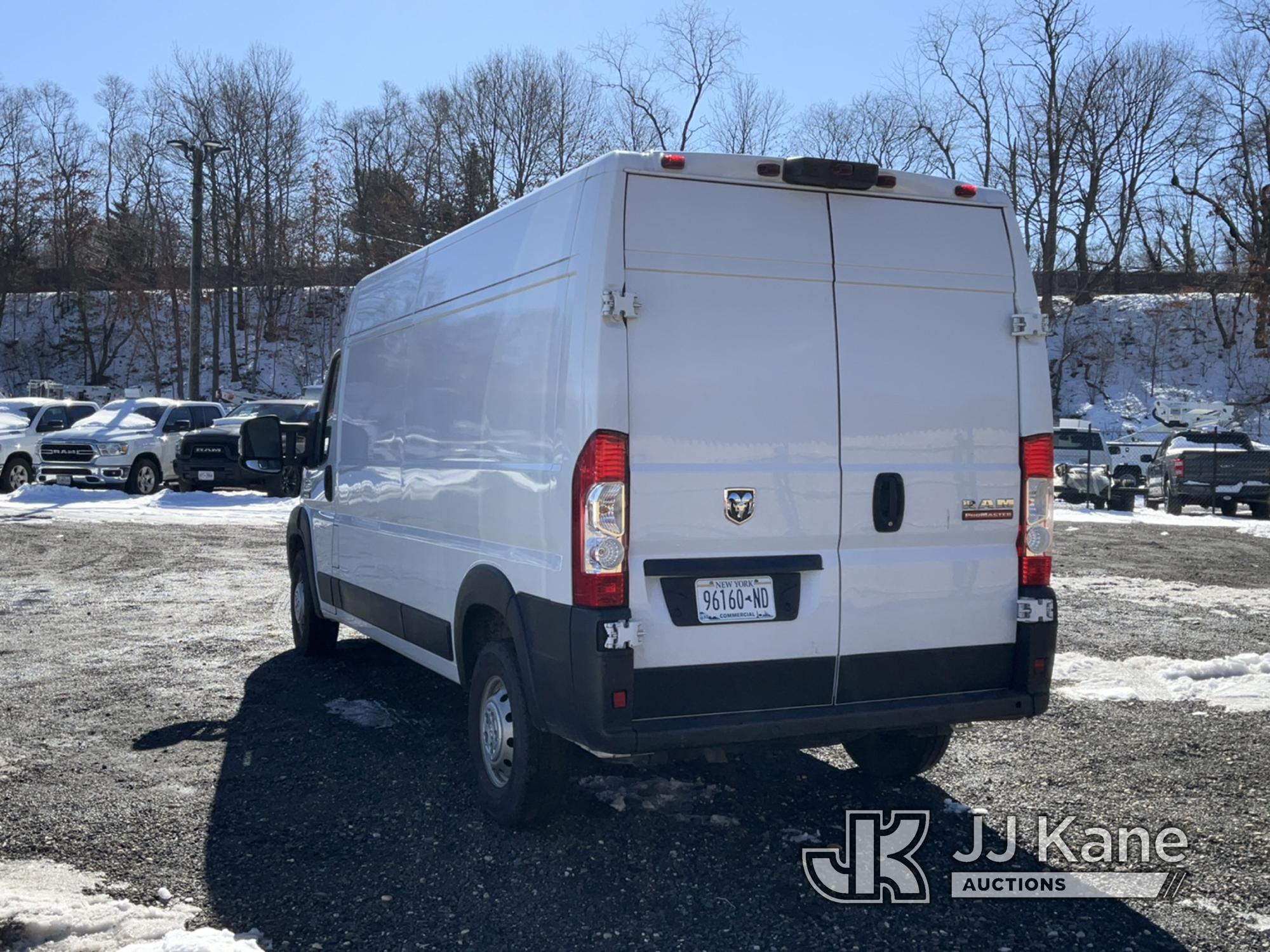 (Kings Park, NY) 2020 RAM Promaster 2500 High-Top Cargo Van Runs & Moves, Minor Body Damage) (Inspec