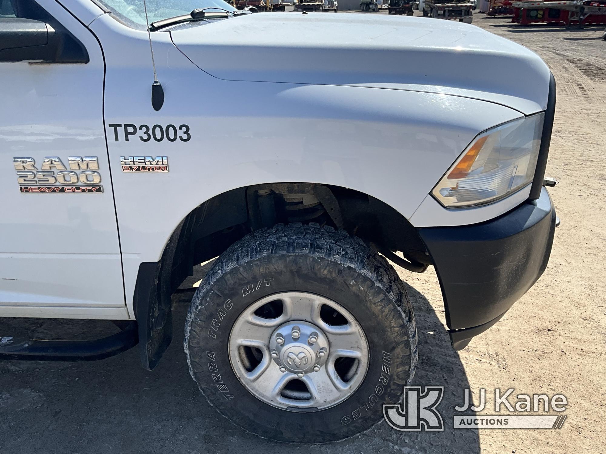 (Rosebush, MI) 2015 RAM 2500 4x4 Pickup Truck Runs & Moves) (Jump To Start,  Body Damage On Passenge