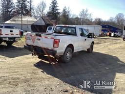 (Deposit, NY) 2016 Ford F150 4x4 Extended-Cab Pickup Truck Jump to Start, Runs, Check Engine Light O