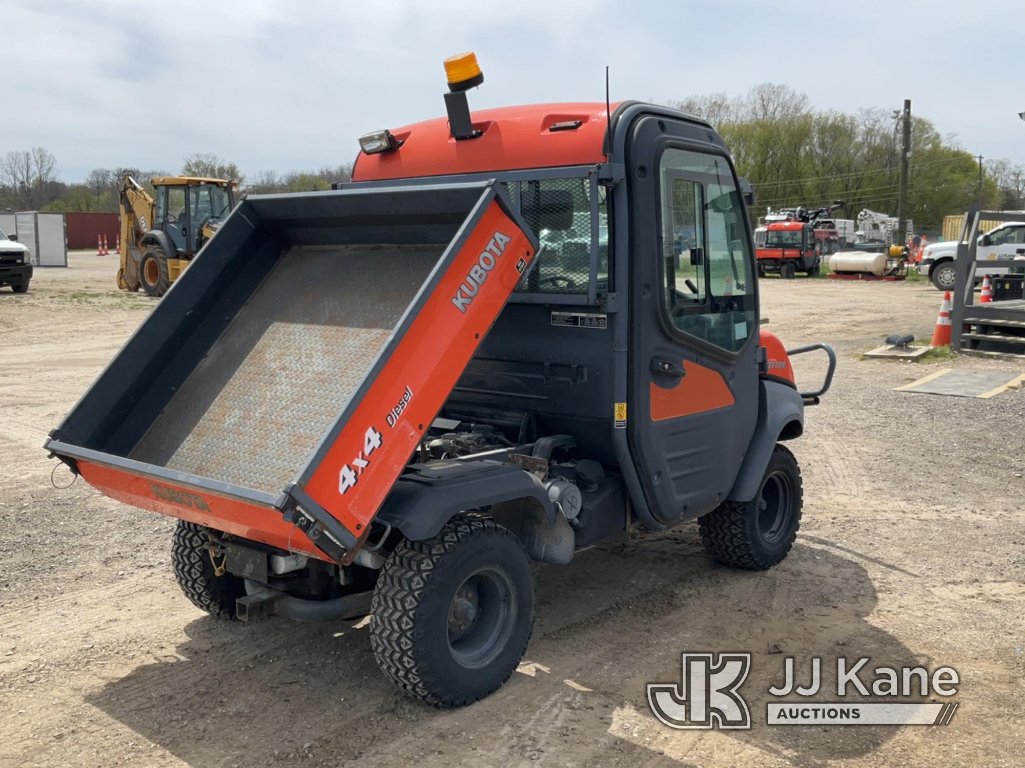 (Charlotte, MI) 2011 Kubota RTV1100 4X4 4 Wheel All-Terrain Vehicle Runs, Moves, Dump Operates, Jump