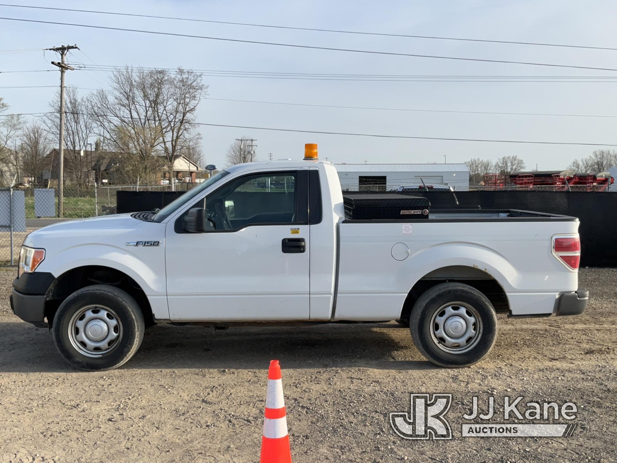 (Charlotte, MI) 2013 Ford F150 Pickup Truck Runs, Moves, Rust, Body Damage, Check Engine Light