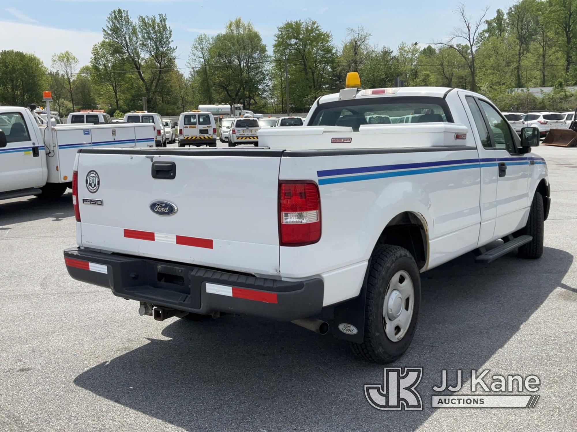 (Chester Springs, PA) 2008 Ford F150 4x4 Pickup Truck Runs & Moves, Body & Rust Damage, Check Engine