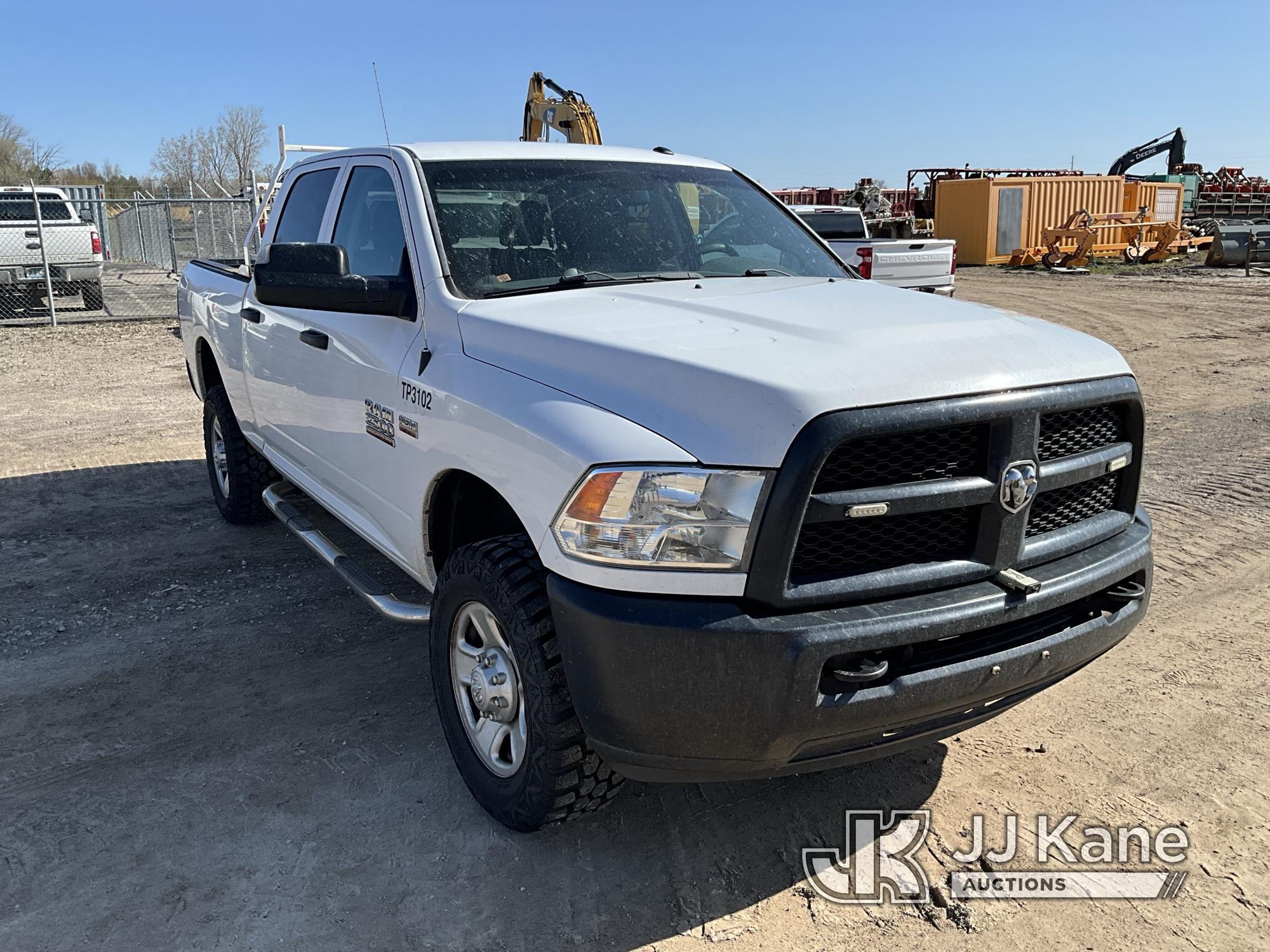 (Rosebush, MI) 2016 RAM 2500 4x4 Pickup Truck Runs & Moves) (Will Not Run Long, Red tag Water Pump O