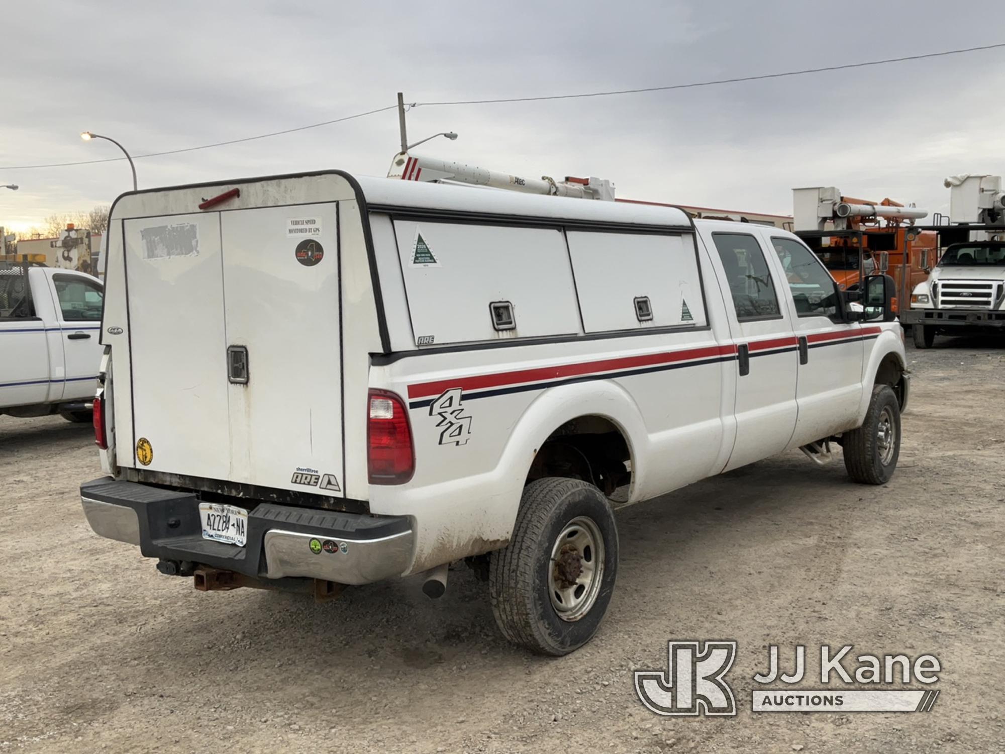 (Rome, NY) 2015 Ford F350 4x4 Crew-Cab Pickup Truck Runs & Moves, Body & Rust Damage