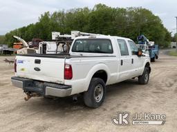 (Charlotte, MI) 2016 Ford F250 4x4 Crew-Cab Pickup Truck Cranks With Jump, Condition Unknown, Rust,