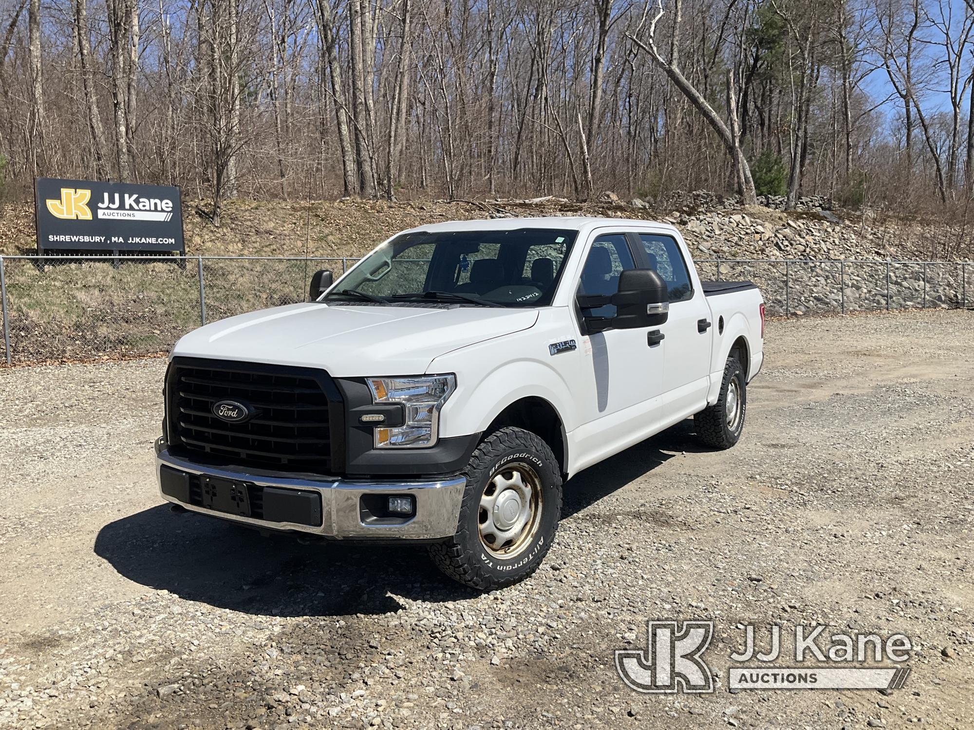 (Shrewsbury, MA) 2016 Ford F150 4x4 Crew-Cab Pickup Truck Runs & Moves With Transmission Issues) (Lu