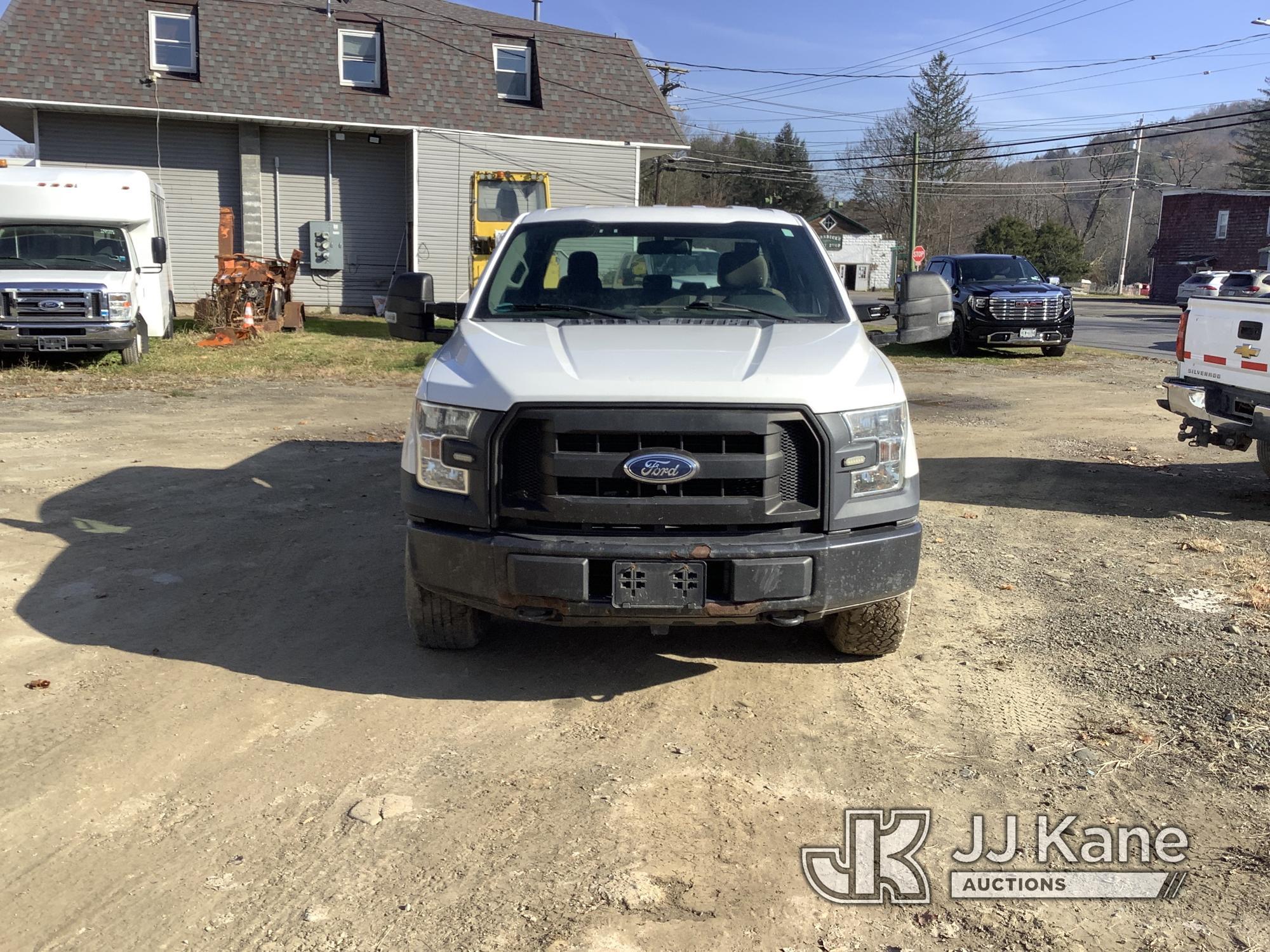 (Deposit, NY) 2016 Ford F150 4x4 Extended-Cab Pickup Truck Jump to Start, Runs, Check Engine Light O