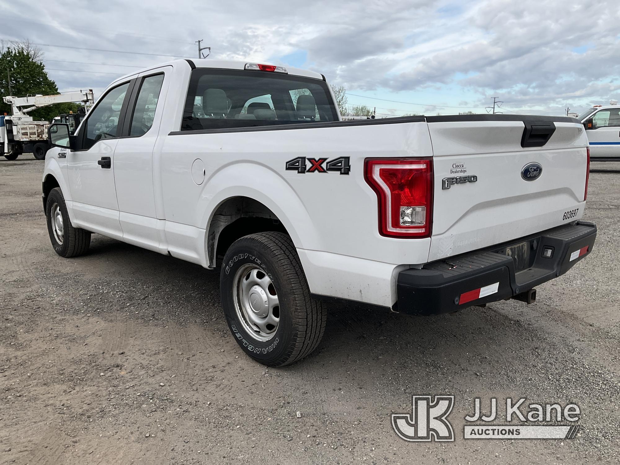 (Plymouth Meeting, PA) 2017 Ford F150 4x4 Extended-Cab Pickup Truck Runs & Moves, Bad Trans, Body &