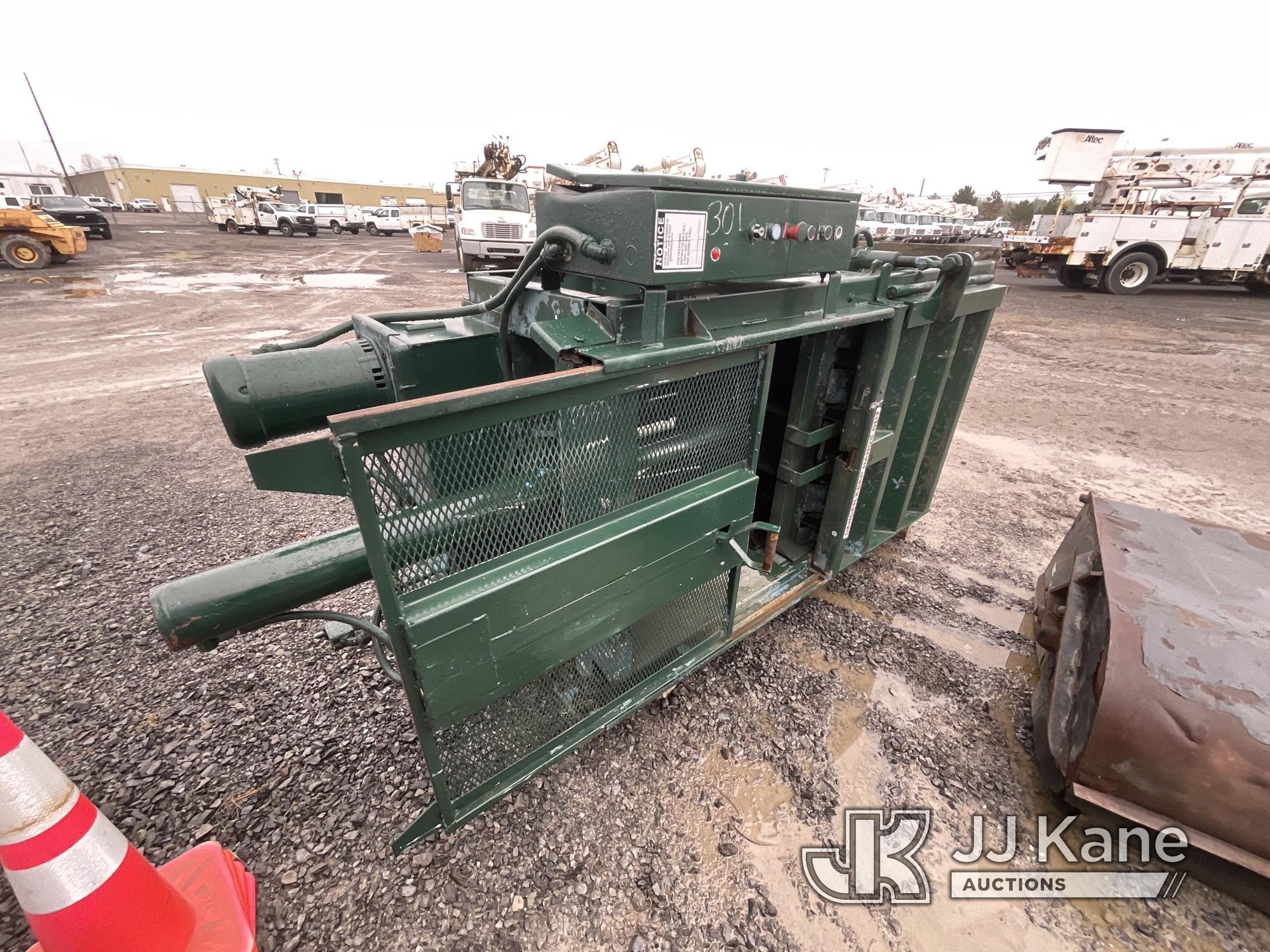 (Rome, NY) Marathon Equipment Co Cardboard Baler Condition unknown, no key