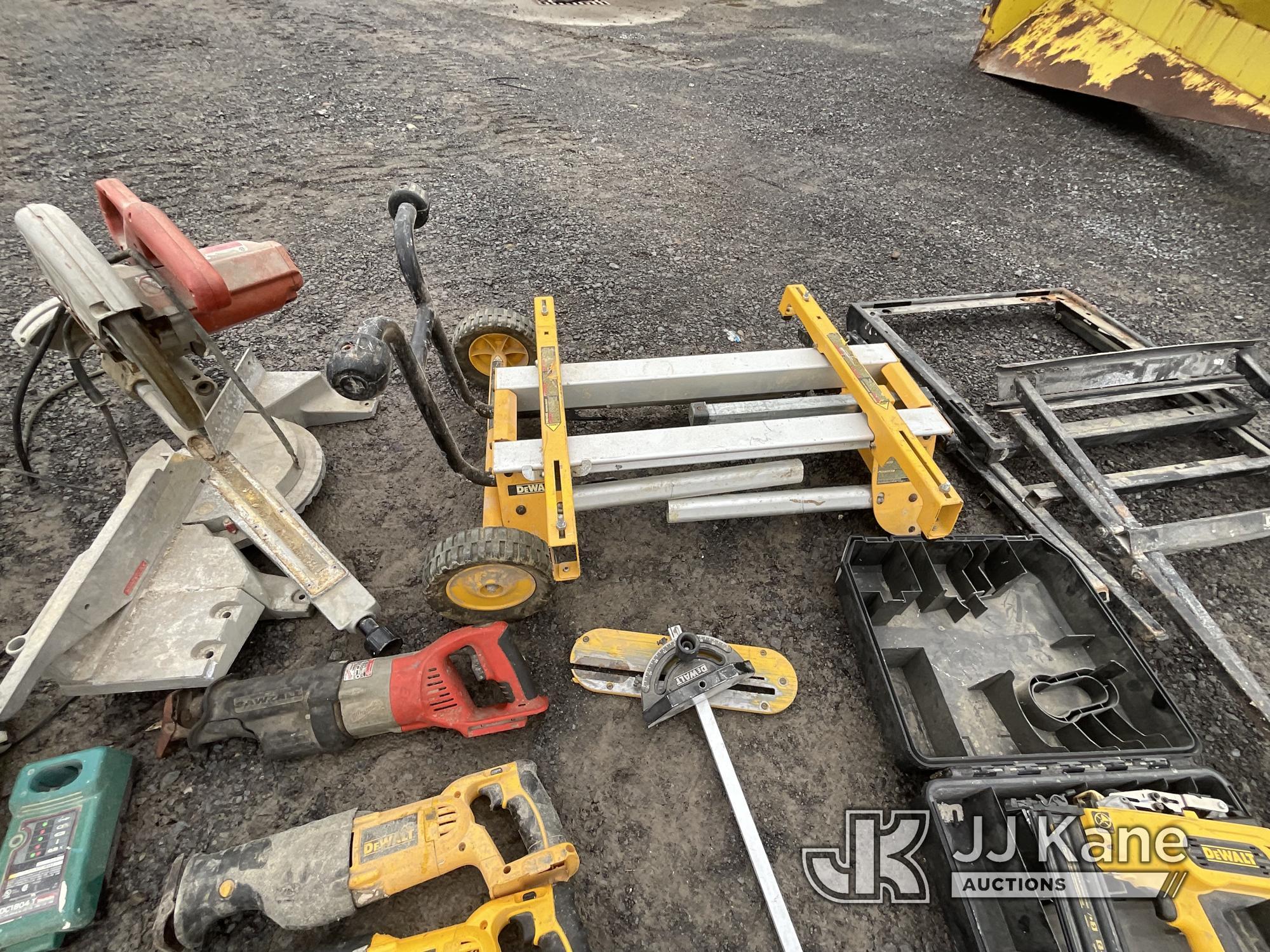 (Rome, NY) (2) DeWalt table saws conditions unknown, batteries not included