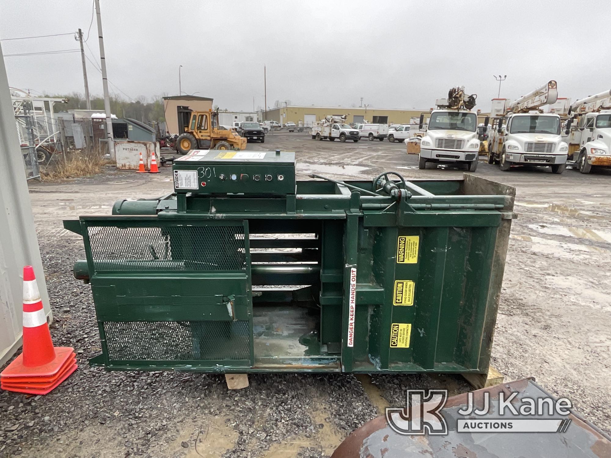 (Rome, NY) Marathon Equipment Co Cardboard Baler Condition unknown, no key