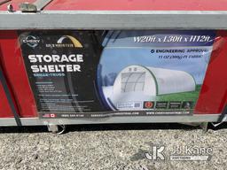 (Shrewsbury, MA) 2024 Golden Mount Dome Storage Shelter 20ft x 30ft x 12ft (New/Unused) NOTE: This u